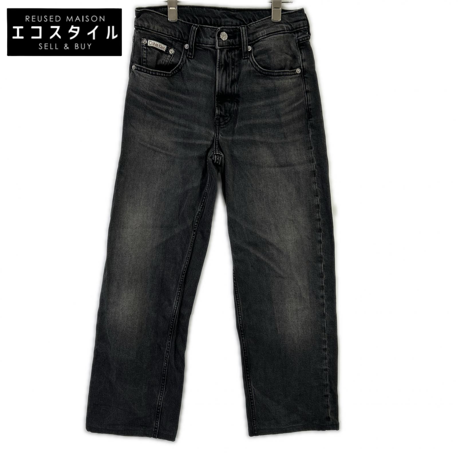 CalvinKlein カルバンクライン 黒いこと 4RB702G 90S 引っ切りない黒いこと ミストデニムパンツ ボトムス   28 黒いこと メンズ 【中古】