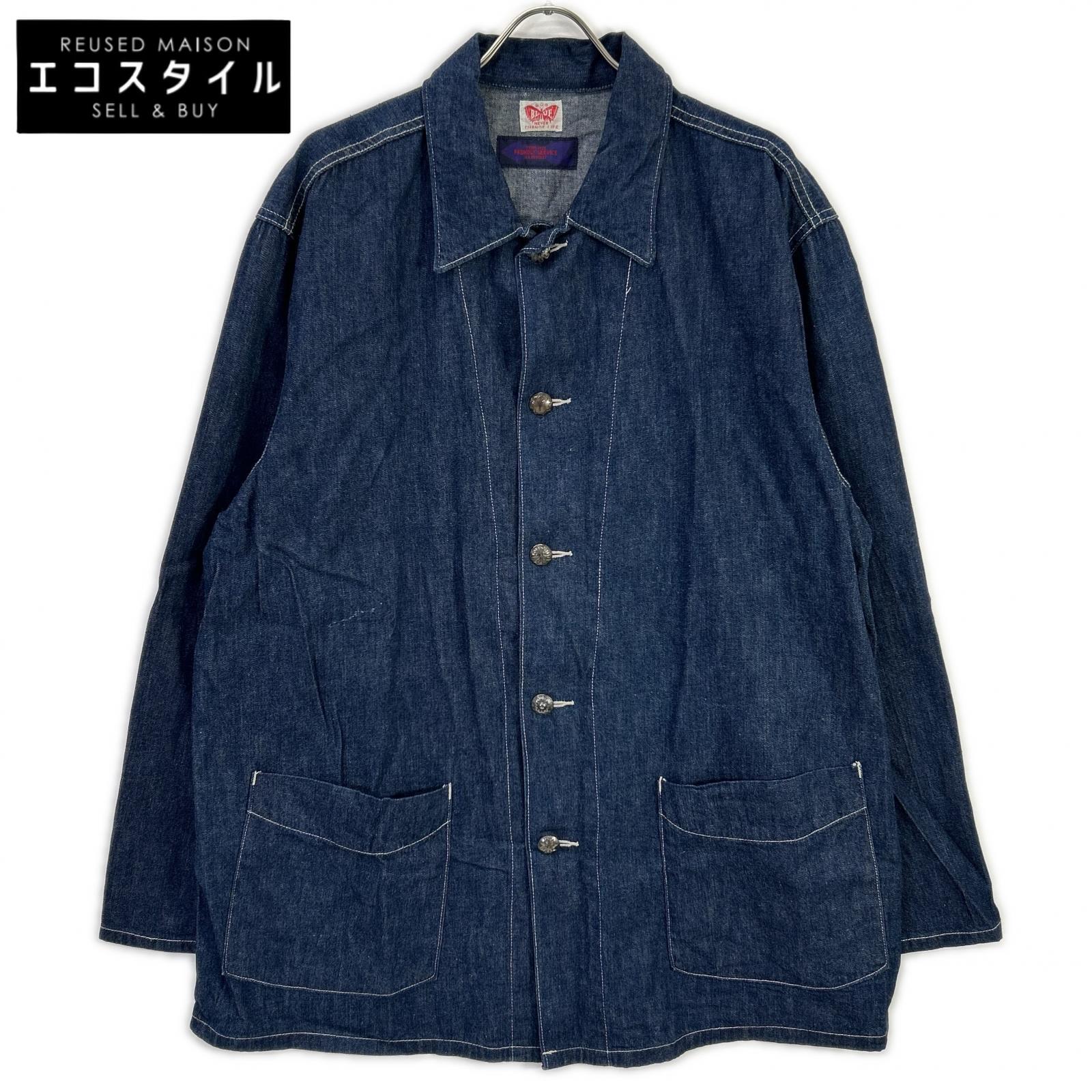BLUEBLUE 青碧青碧 インディゴ フローラル ジーンズ 取りまかなう櫂 トップス   3 インディゴブルー メンズ 【中古】