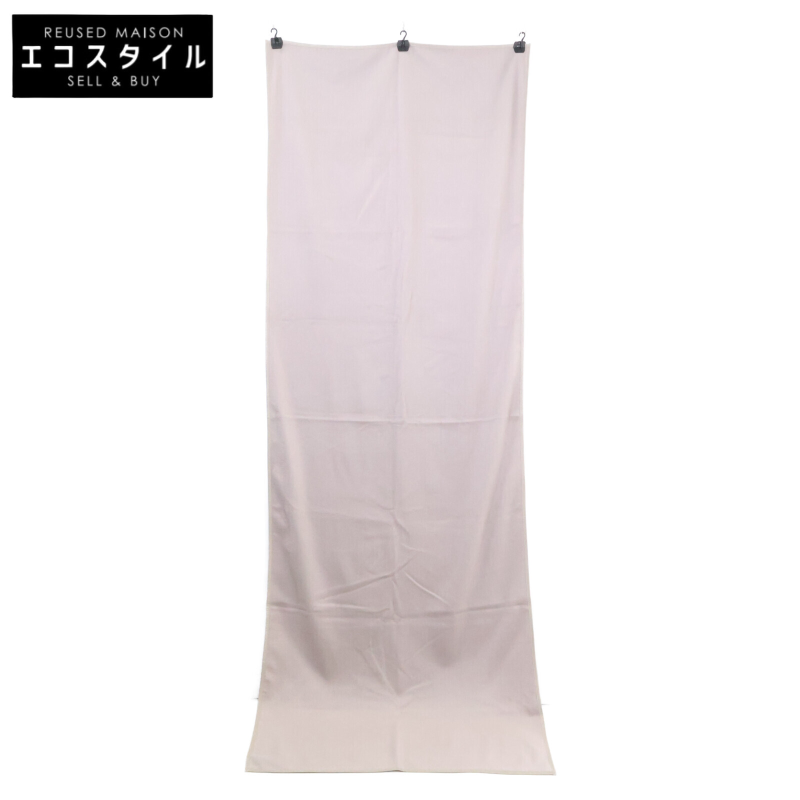 ASAUCE MELER アソースメレ 【美品】レザーパイピング カシミール 袈裟   グレージュ レディース 【中古】