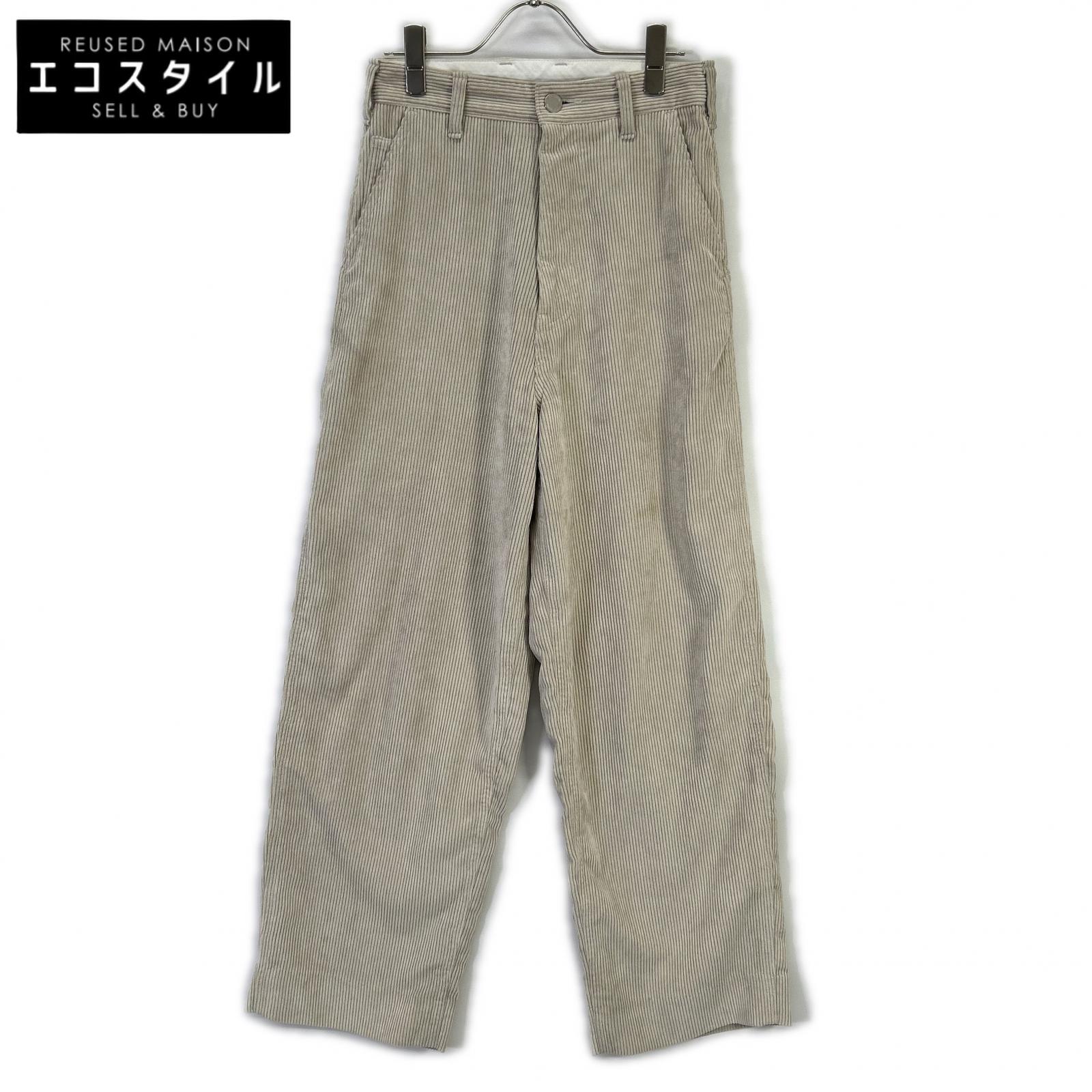 THE SHISHIKUI シシクイ CORDUROY CREAM Painter C ズボン下 ボトムス   30 ベージュ レディース 【中古】