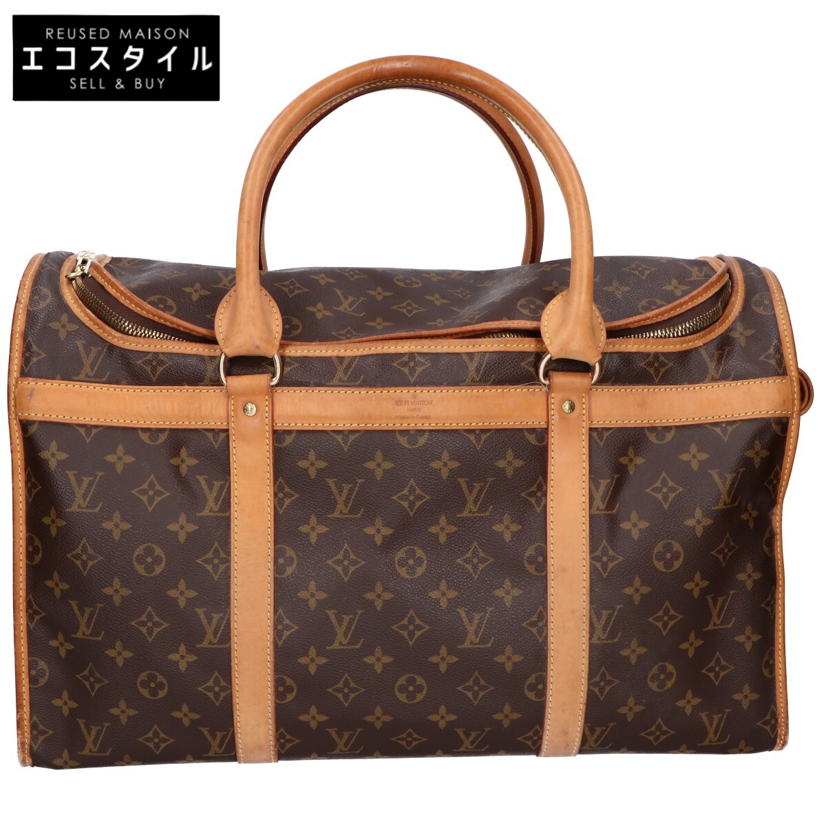 LOUIS VUITTON ルイヴィトン M42021 サック可愛らしさ50 愛玩動物御徒面子 愛玩動物持ちはこび ボストンバッグ   モノグラム 【中古】