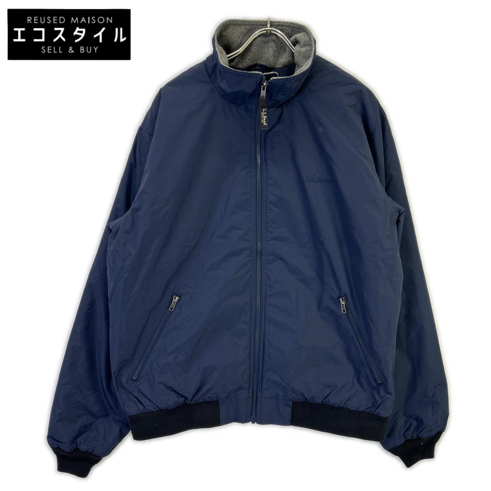 LLBean エルエルビーン 205107 米国海軍 ナイロン ウォームアップジャケット 上衣 上衣   L 米国海軍 メンズ 【中古】