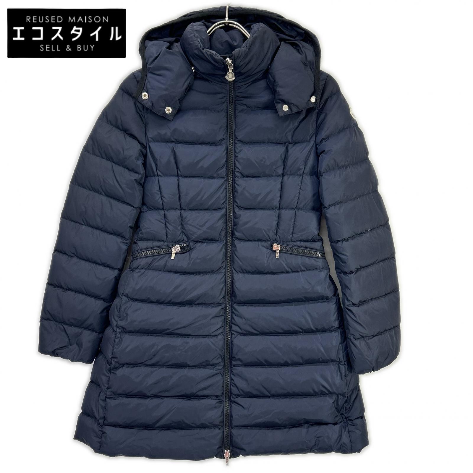 MONCLER モンクレール CHARPAL　シャーパル ダウンコート コート 152cm ネイビー レディース 【中古】｜ブランドリユース エコスタイル