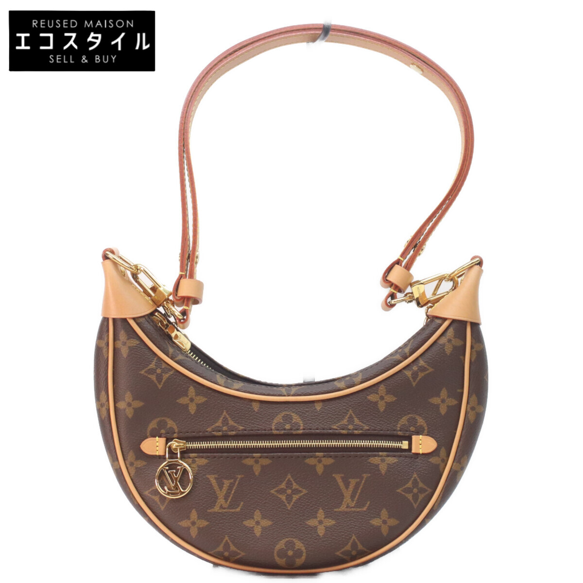 LOUIS VUITTON ルイヴィトン M81098 モノグラム繰り返し ショルダーバッグ   ベージュ/ゴールド金具 レディース 【中古】