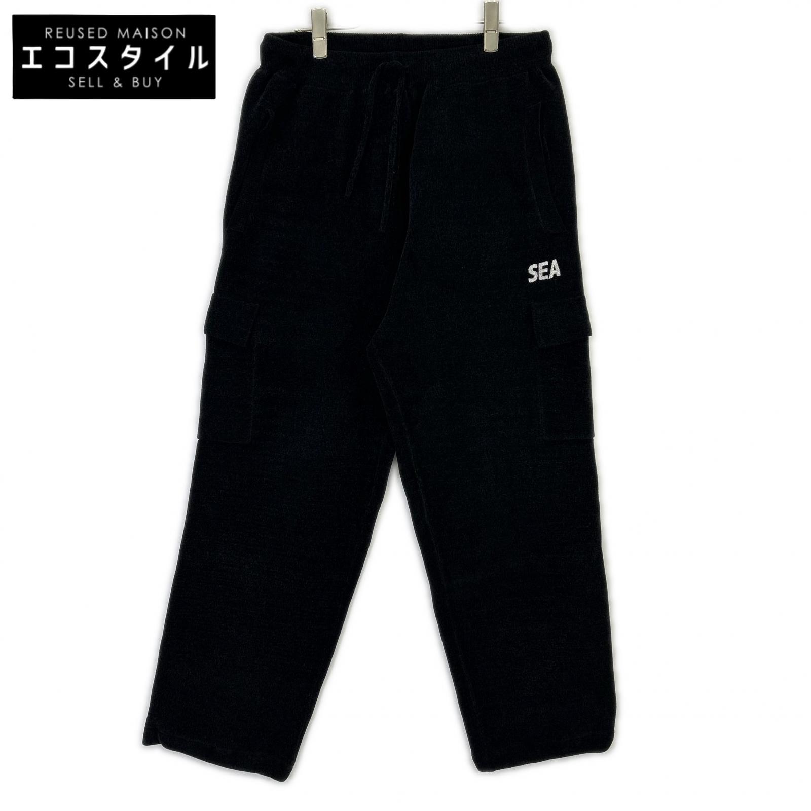 WIND AND SEA ウィンダンシー 25FW 黒いこと Mole Knit Cargo Pant ボトムス   黒いこと メンズ 【中古】