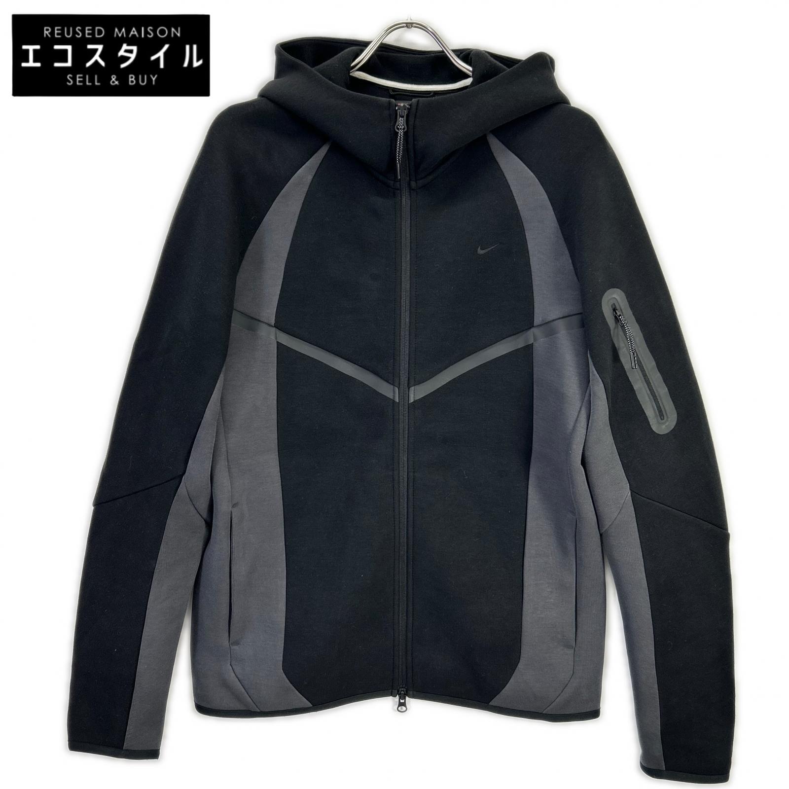 NIKE ナイキ 黒いこと テック フルジップ フリース 気流伝令 上衣 上衣   M 黒いこと メンズ 【中古】