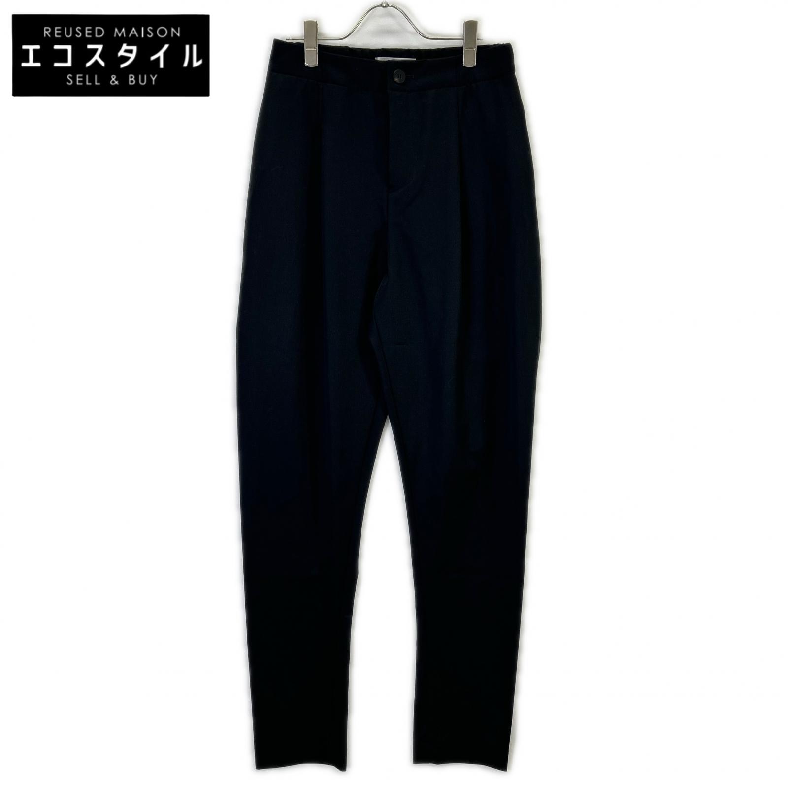 ISSEY MIYAKE イッセイミヤケ IL38FD011 黒いこと 羊毛100 テーパードパンツ ボトムス   3 黒いこと レディース 【中古】