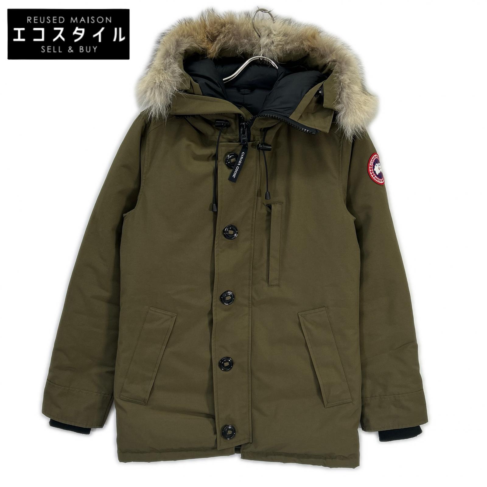 CANADA GOOSE カナダグース 3426MA カーキ シャトーパーカ 落ち込む上衣 上衣   S カーキ メンズ 【中古】