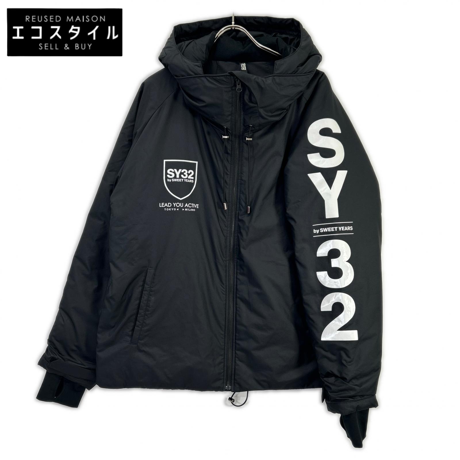 SY32 by SWEET YEARS エスワイサーティトゥーバイスウィートイヤーズ 黒いこと 13483 SHIELD LOGO INSULATION JK 上衣   XL 黒いこと メンズ 【中古】