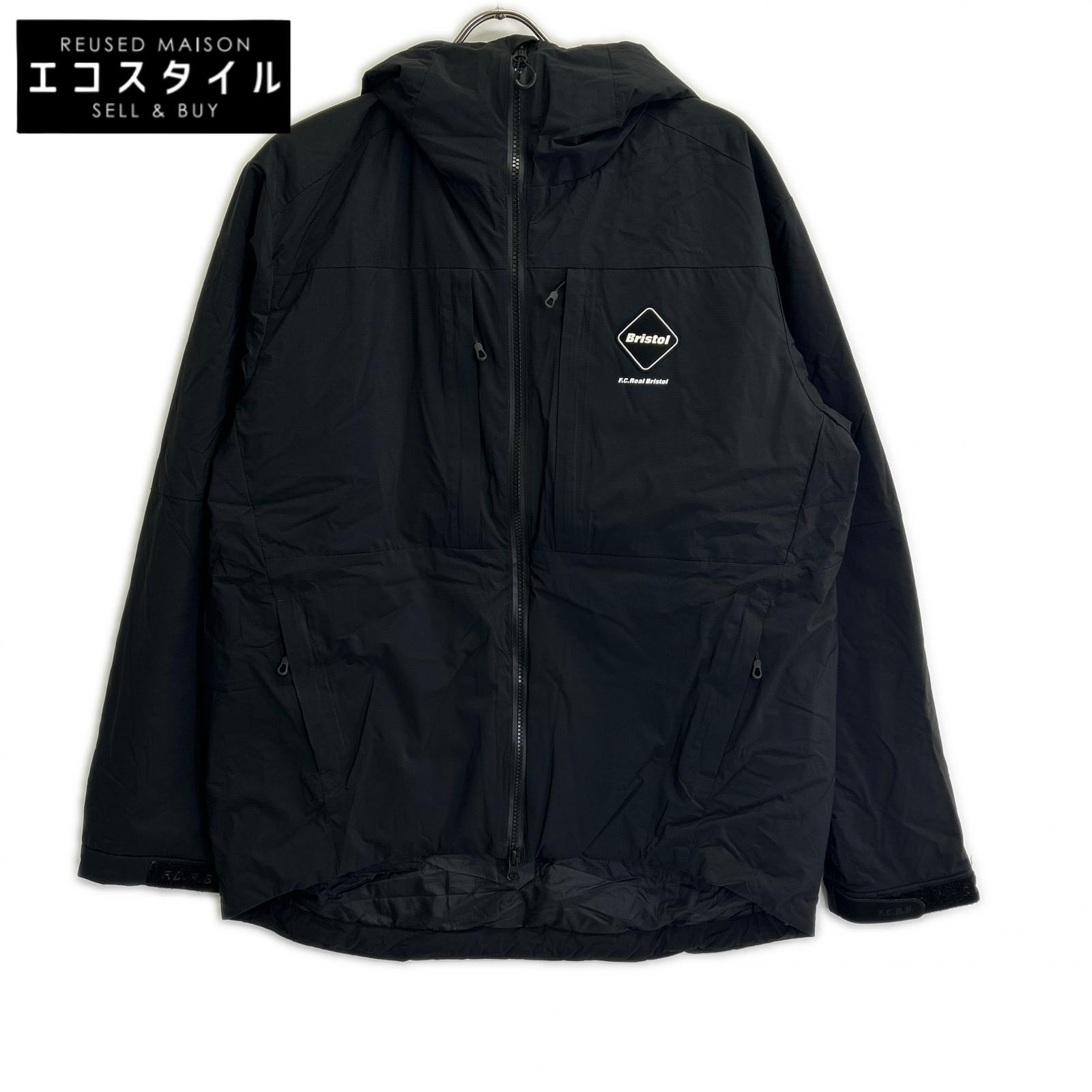 F.C.Real Bristol エフシーリアルブリストル FCRB-232024 ブラック INSULATION PADDED HOODED フーデットナイロンジャケット ジャケット M ブラック メンズ 【中古】｜ブランドリユース エコスタイル