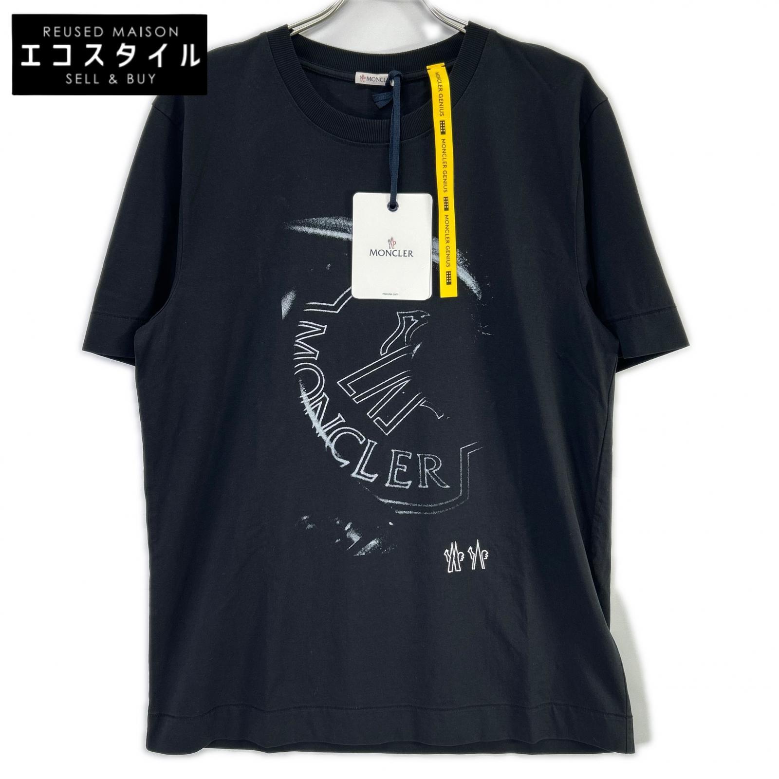MONCLER モンク軌跡 天賦の才 1017 ALYX 9SM 21年 黒いこと 刷り上げる ティーシャツ トップス   M 黒いこと メンズ 【中古】