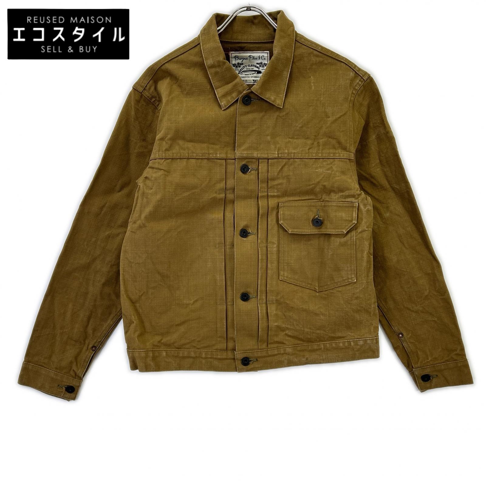 BURGUS PLUS バーガスプラス 71928 Heavy Duck 1st Type Jacket 上衣   42 赤銅色 メンズ 【中古】