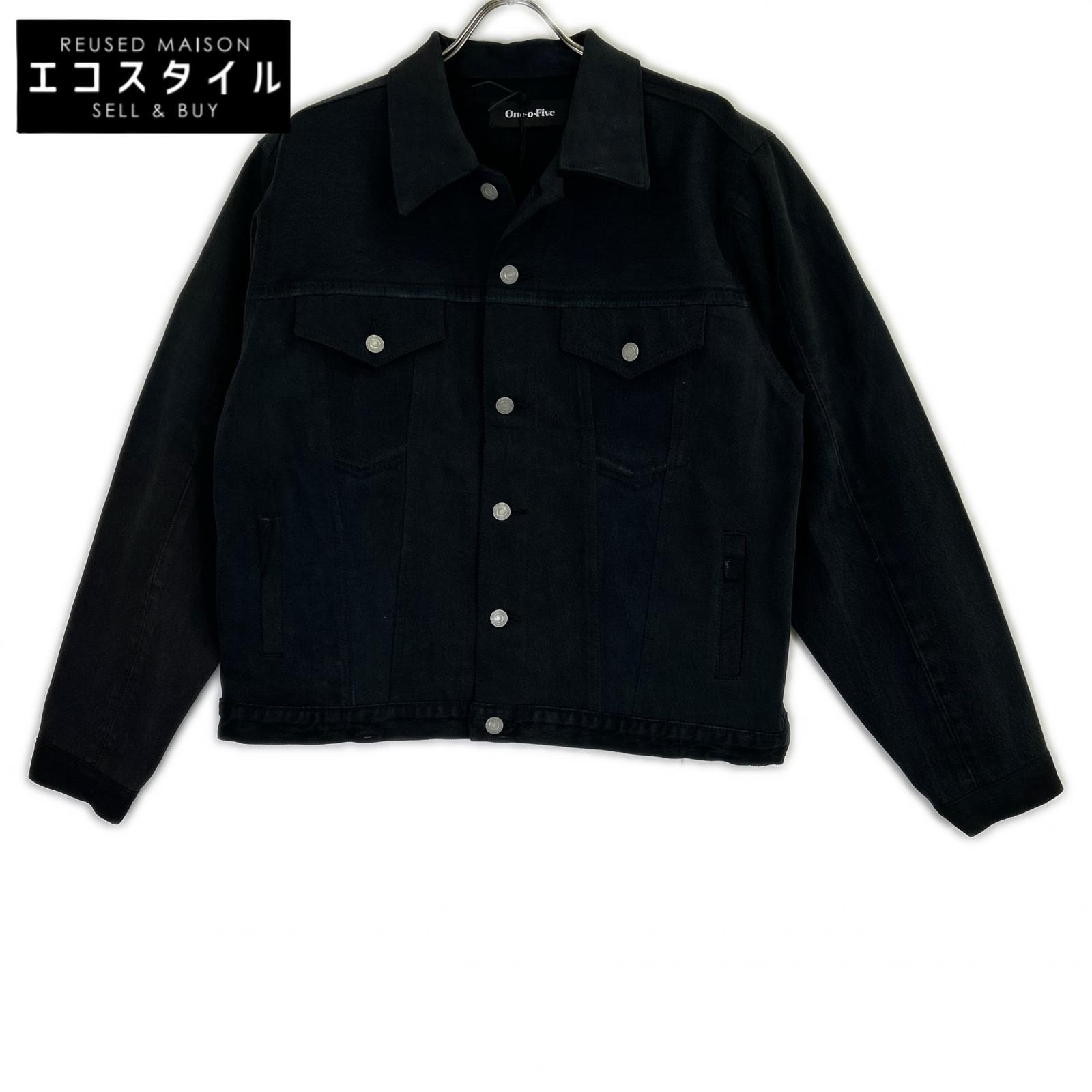 One-o-Five ワンオーファイブ 【新品負けず劣らず】T JACKET 8 3rd Type 縛 ジーンズ トラッカージャケット 黒いこと メンズ 【中古】