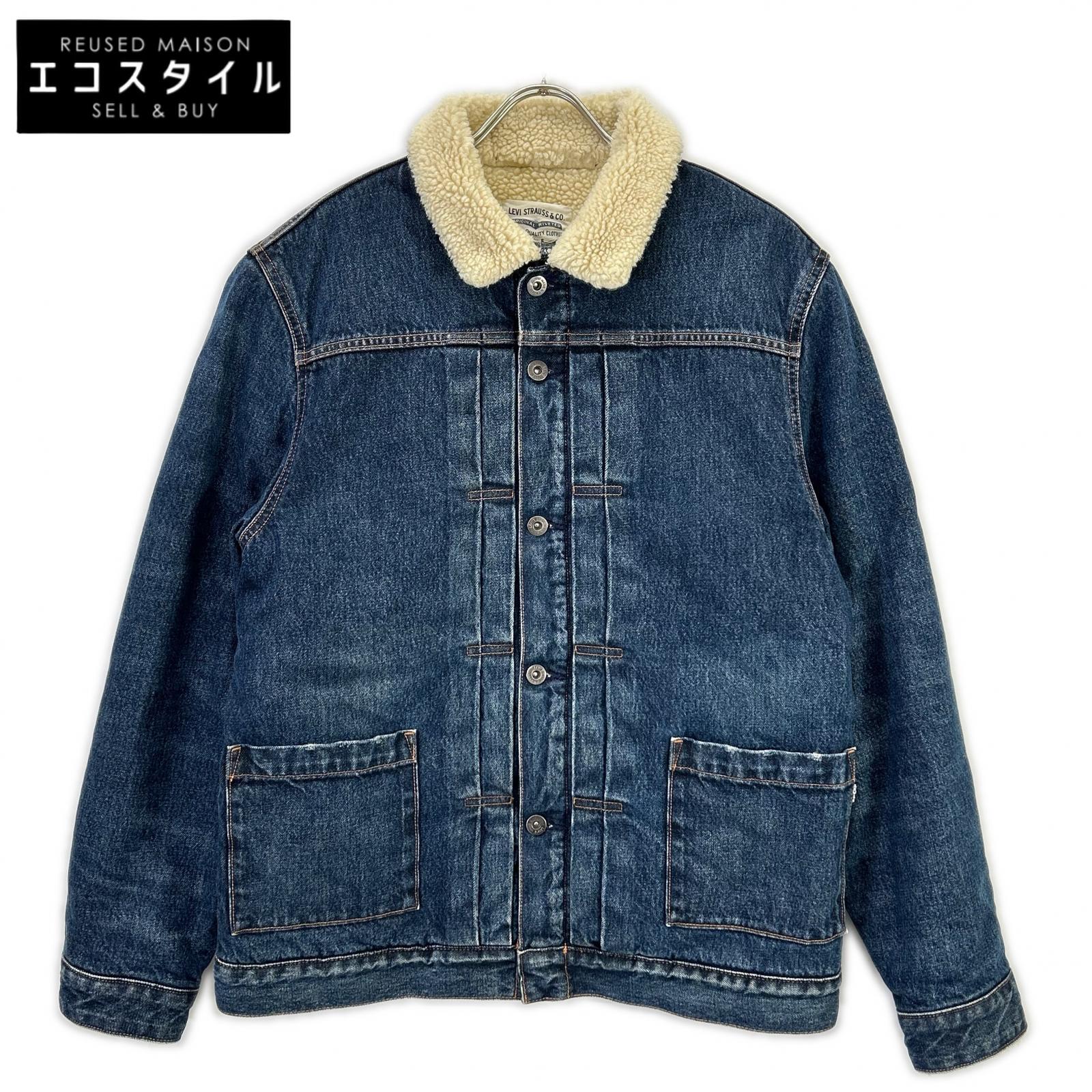 MADE\u0026CRAFTED 34470-0003 インディゴ Type II シェルパ トラッカー 上衣   L インディゴ メンズ 【中古】