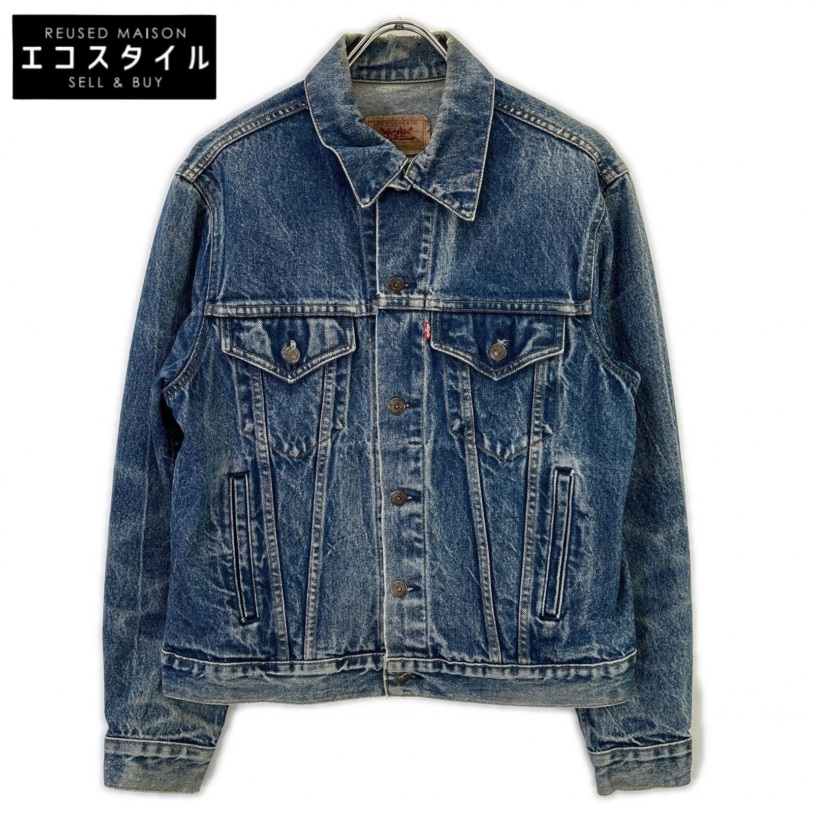 LEVI‘S リーヴァイズジーンズ 70506-0216 80\u0027s~90\u0027s USA製 ジーンズ上衣 上衣   曖昧模糊たる 青色 メンズ 【中古】