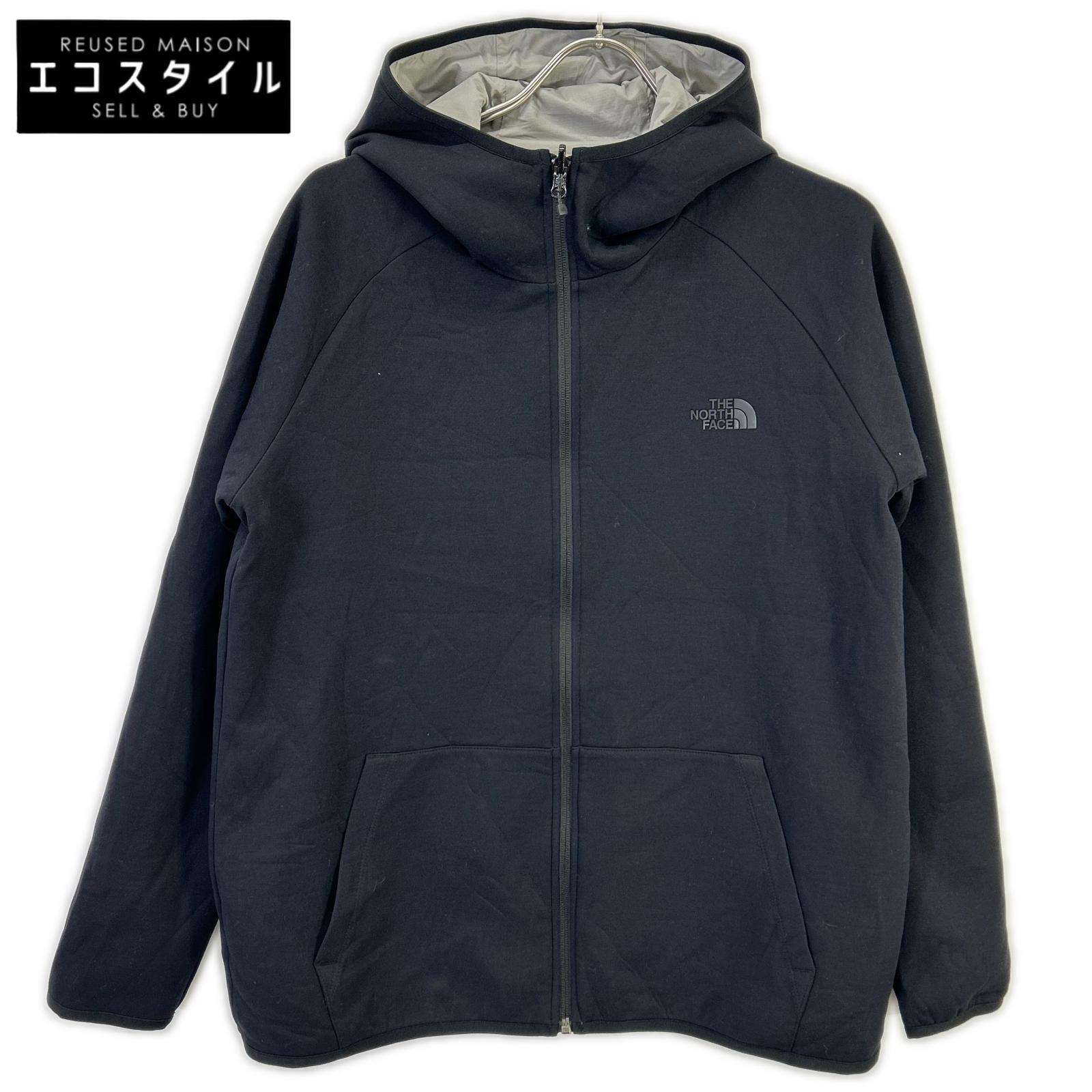 THE NORTH FACE 北の方人間の顔 NTW61984 黒いこと リヴァーシブル ジップアップジャケット 上衣   黒いこと 薄墨色 メンズ 【中古】