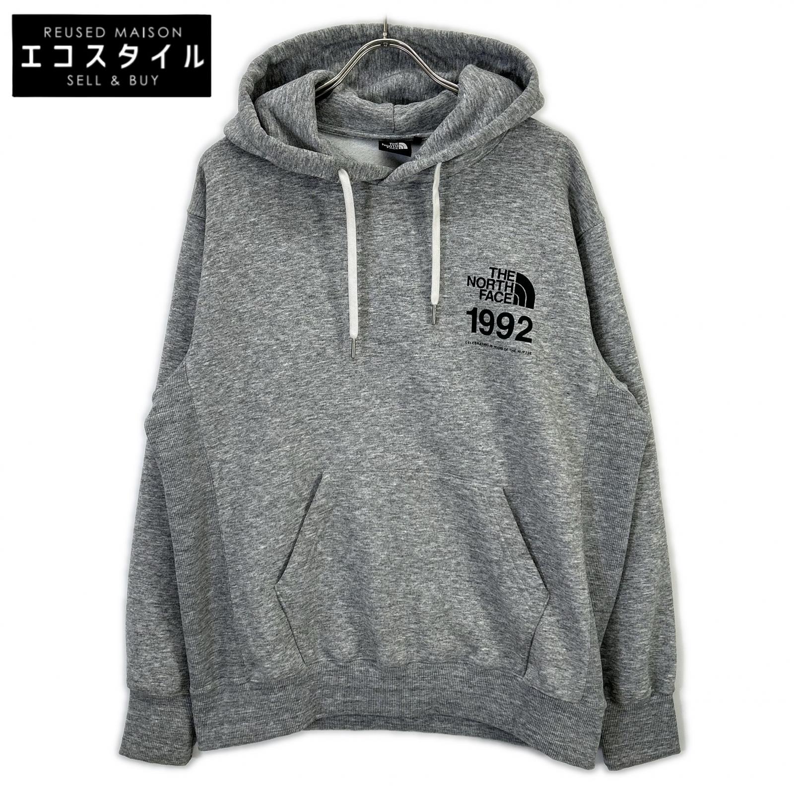 THE NORTH FACE 北の方人間の顔 NT62234 入り合わせる薄墨色 30 NUPTSE SWEAT HOODIE スウェットフーディ トップス   L 入り合わせる薄墨色 メンズ 【中古】