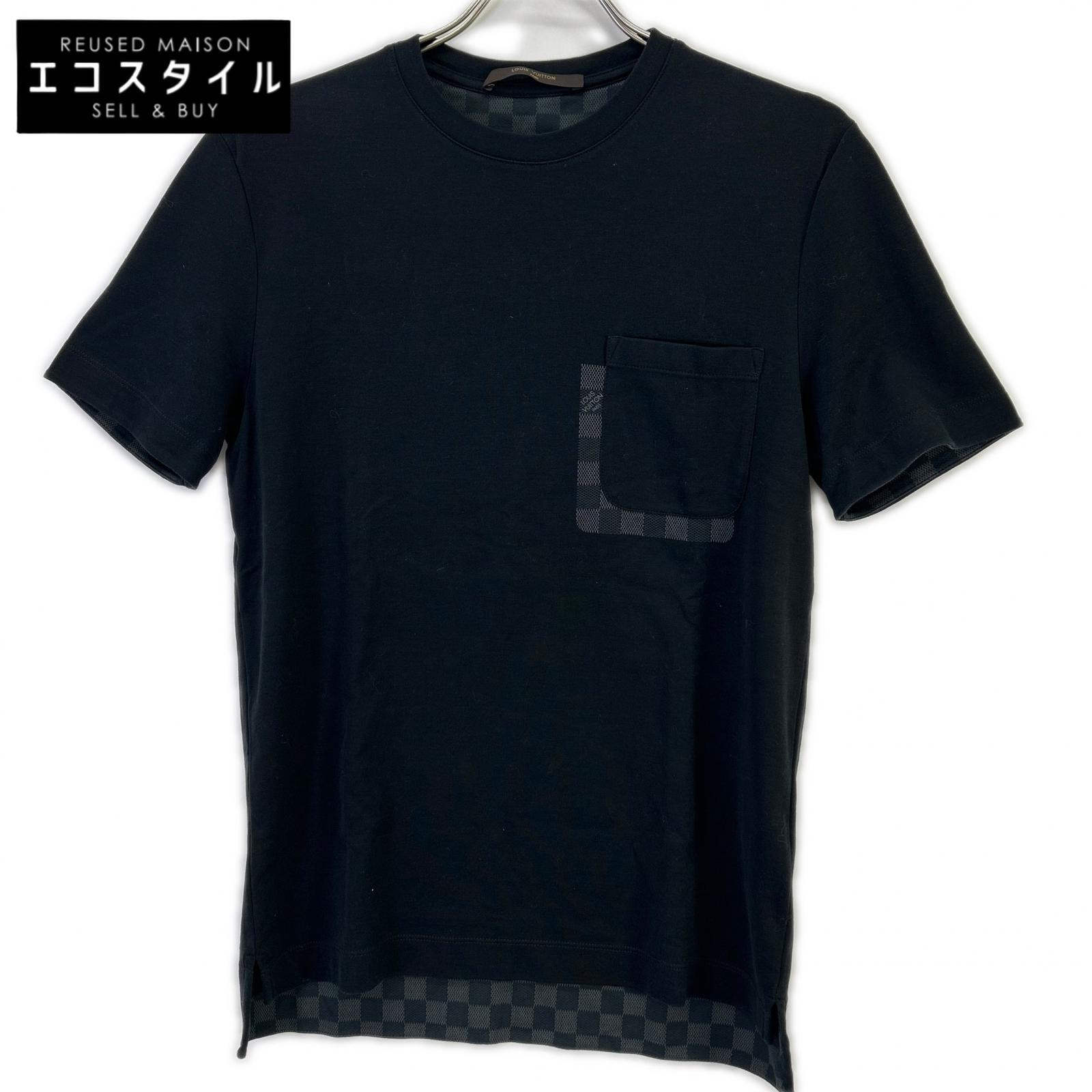 LOUIS VUITTON ルイヴィトン 黒いこと プルオーバー ダミエポケット トップス   黒いこと メンズ 【中古】