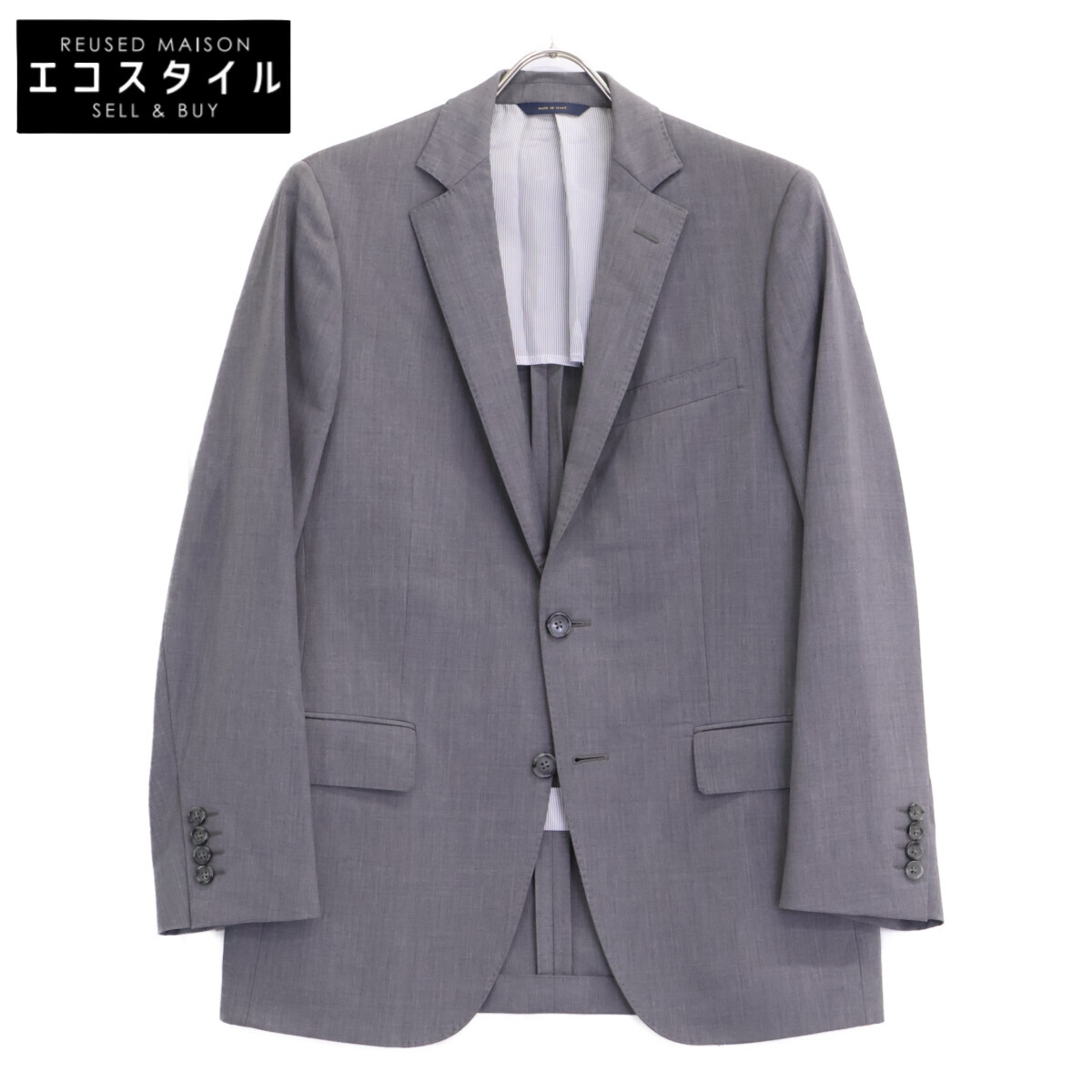 Brooks Brothers ブルックスブラザーズ 【国内置き目】estrato TRABALDO TOGNA 1840 2Bテーラード 上衣   46 薄墨色 メンズ 【中古】