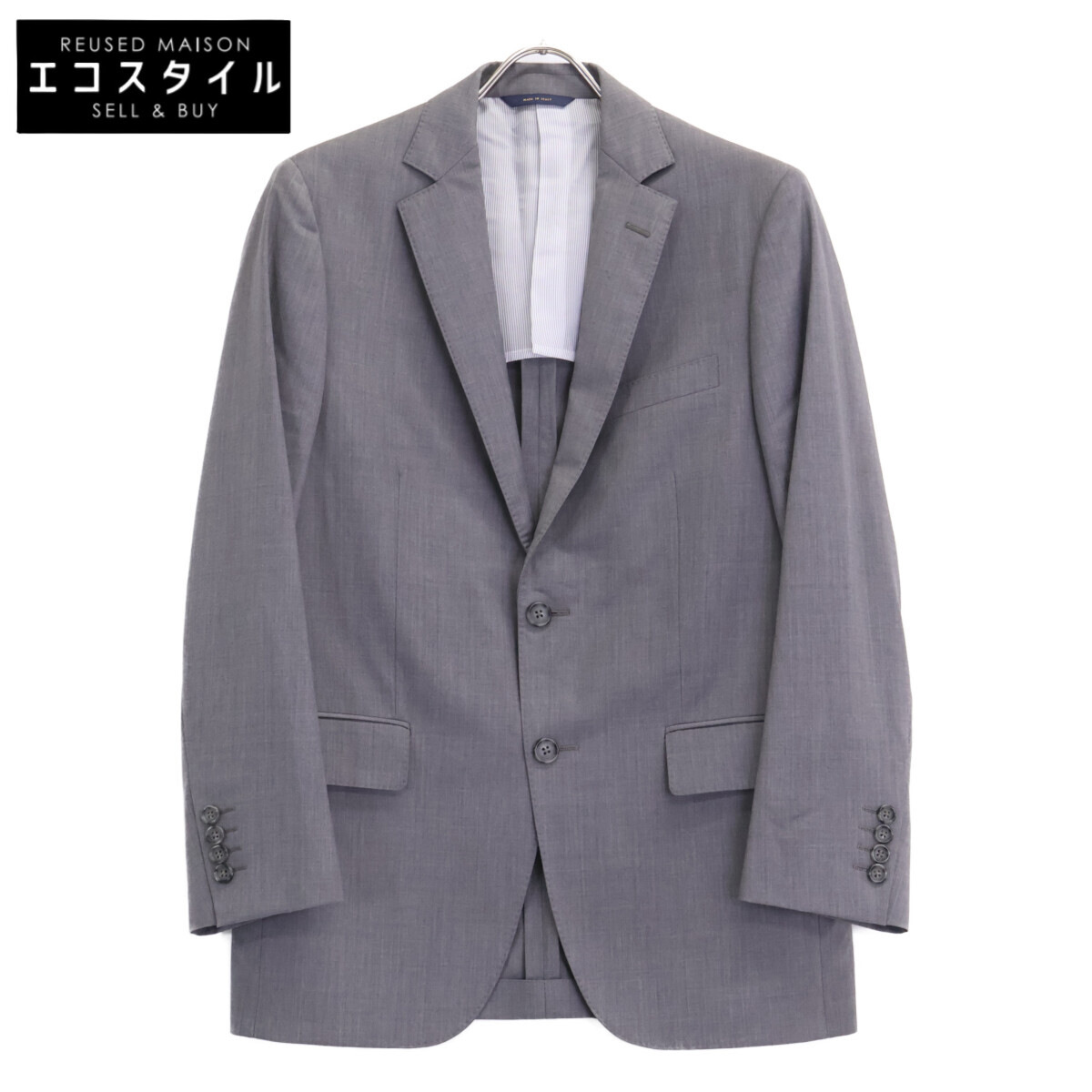 Brooks Brothers ブルックスブラザーズ 【美品/国内置き目】estrato TRABALDO TOGNA 1840 2Bテーラード 上衣   46 薄墨色 メンズ 【中古】