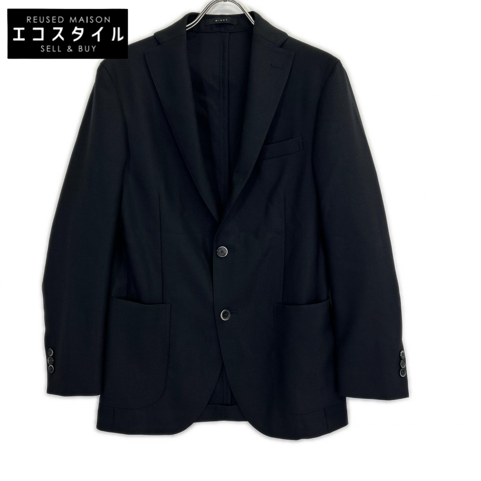BOGLIOLI ボリオリ 黒いこと 羊毛100 WIGHT テーラードジャケット 上衣   44 黒いこと メンズ 【中古】