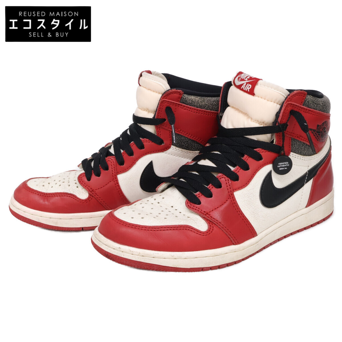 NIKE ナイキ DZ5485-612 AIR JORDAN 1 RETRO HIGH OG エアジョーダン1 レトロ 御機嫌OG ハイカットスニーカー シューズ   27 VARSITY RED/BLACK-SAIL-MUSLIN メンズ 【中古】