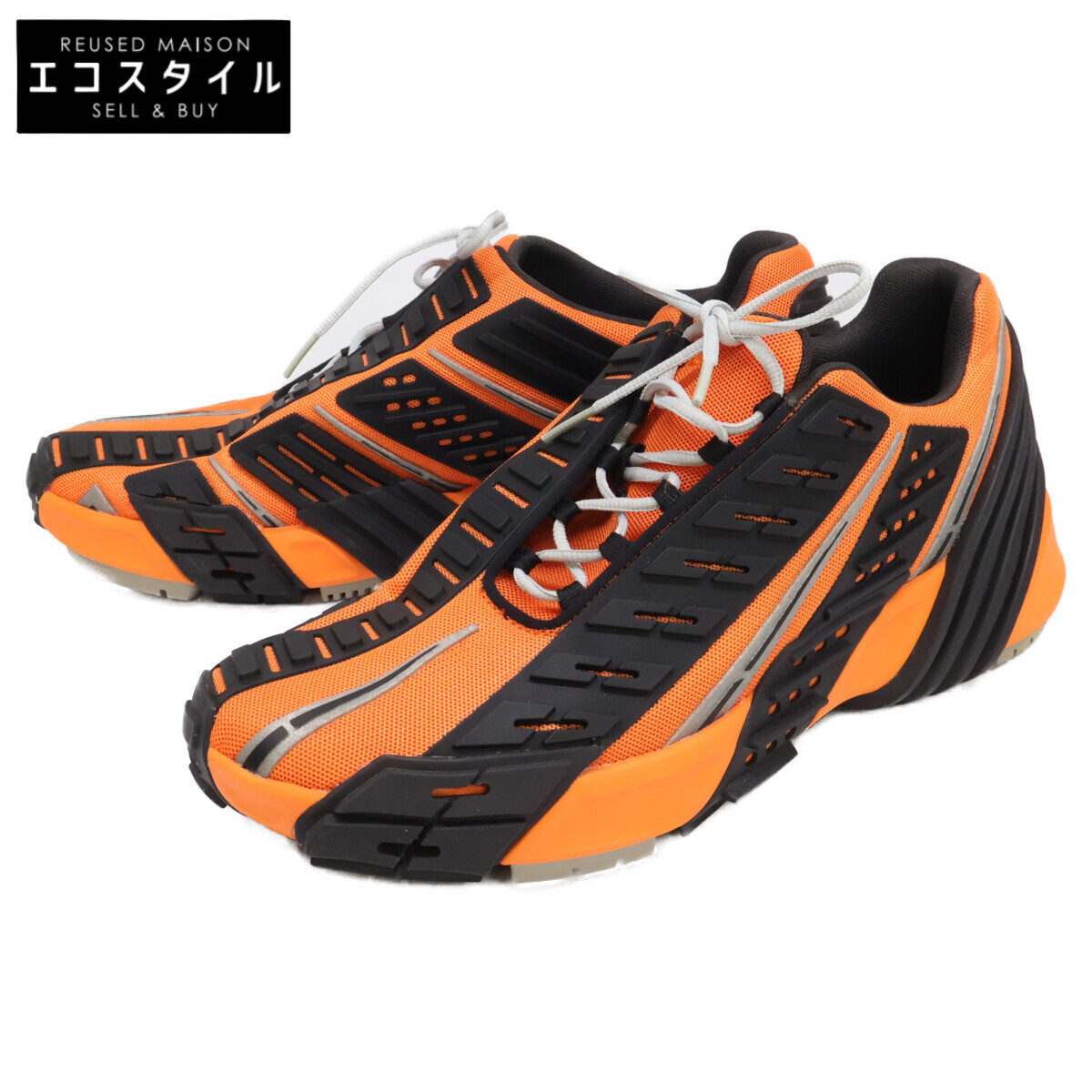 DIESEL ディーゼル 【新品】S-PROTOTYPE LOW ローカットスニーカー シューズ   28.5 オレンジ色ｘ黒いこと メンズ 【中古】
