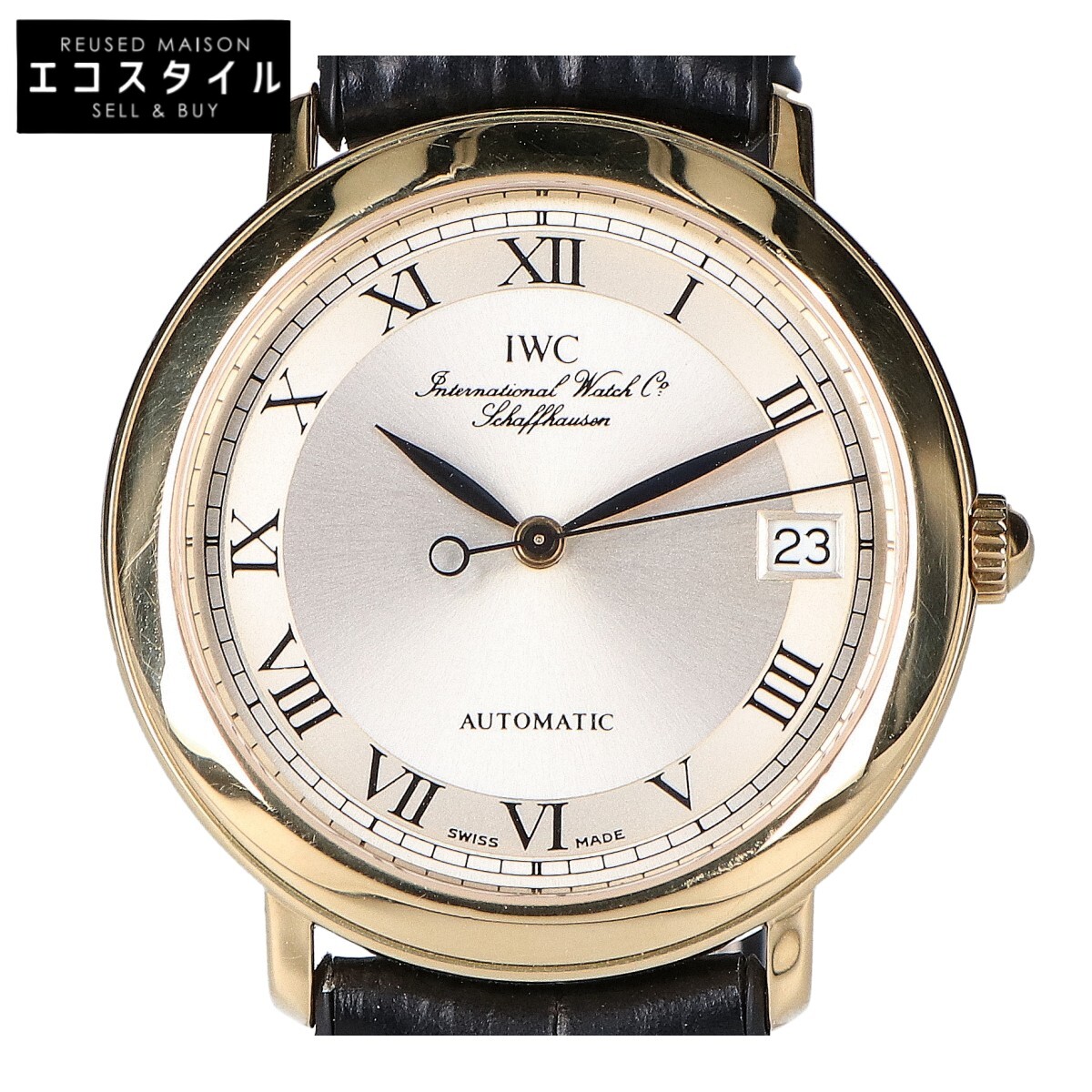 IWC アイダブリューシー 3209 K18 ポートフィノ  オートマティック AT ウオッチ   - ゴールド メンズ 【中古】