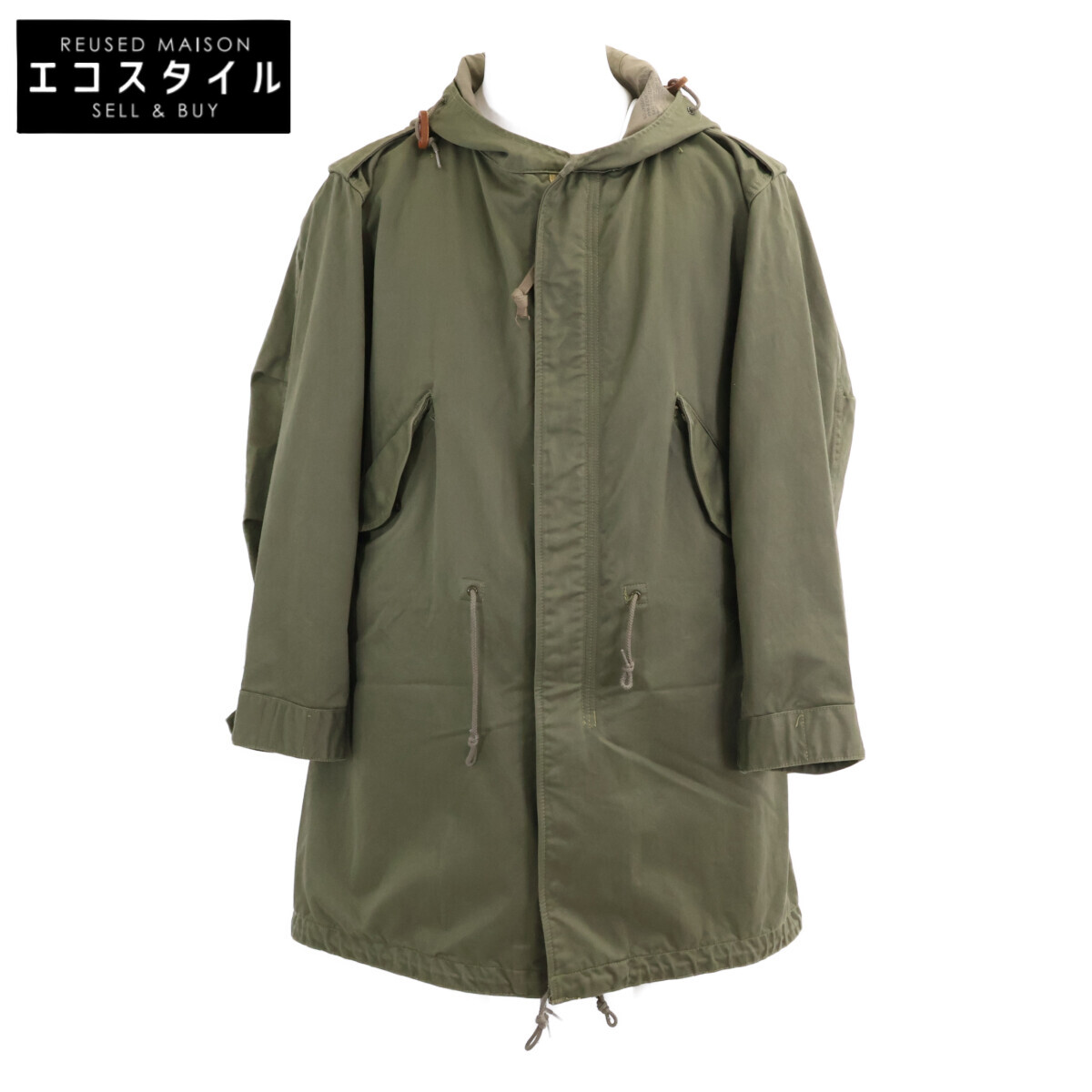 THE REAL MCCOY\u0027S ザリアルマッコイズ MJ22003 PARKA SHELL M-1951 モッズ 厚地の外套   S カーキ メンズ 【中古】