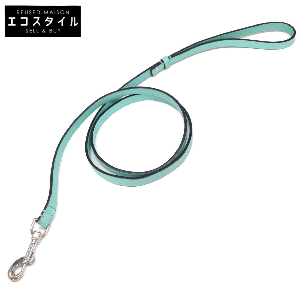 TIFFANY\u0026Co. ティファニー ペットリーシュ なめし革 先んじる 余分の物   ティファニー青碧 レディース 【中古】