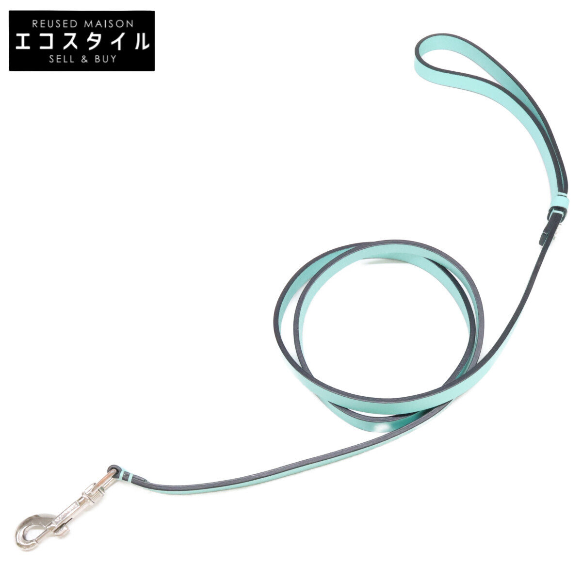 TIFFANY\u0026Co. ティファニー ペットリーシュ なめし革 先んじる 余分の物   ティファニー青碧 レディース 【中古】