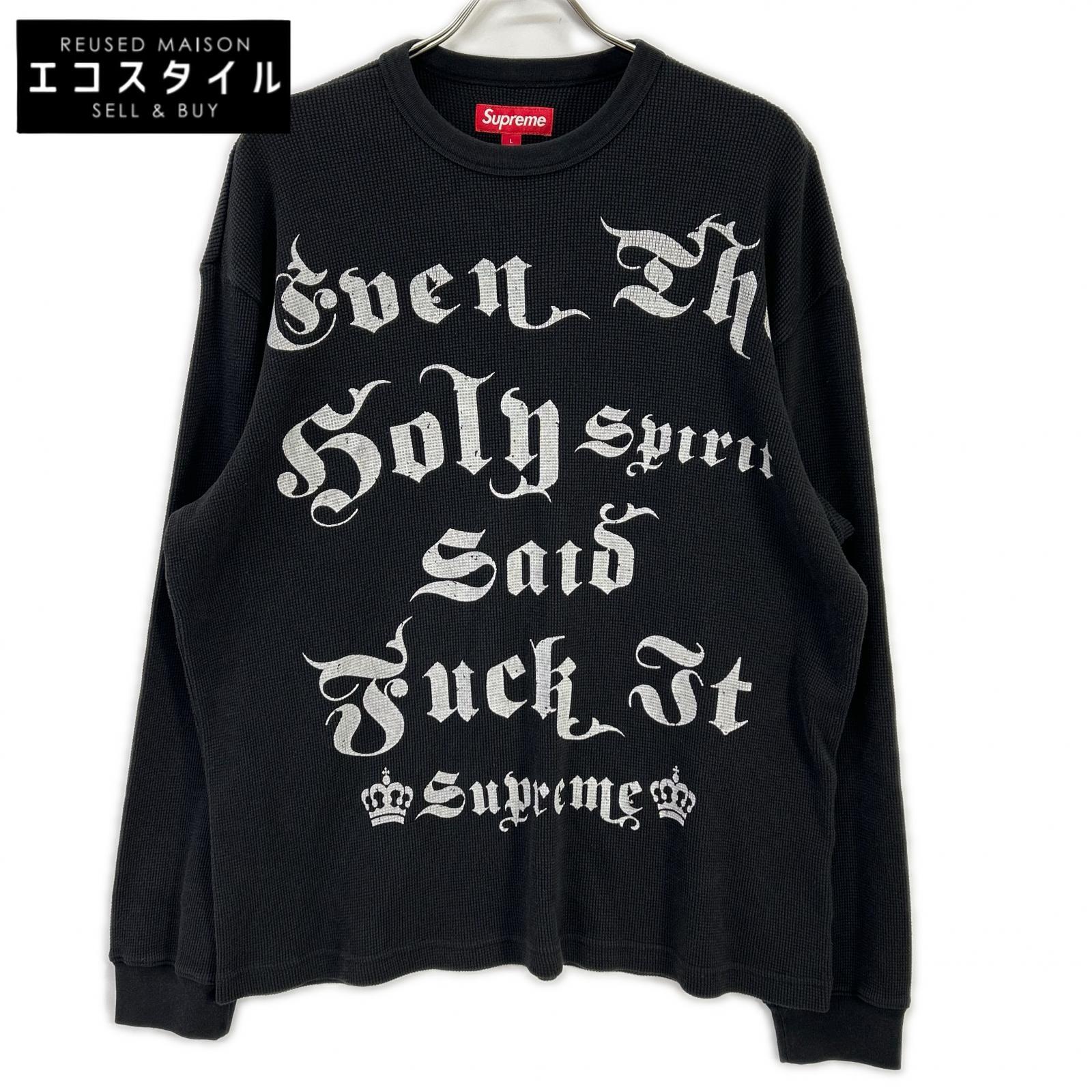 Supreme シュプリーム 25FW 黒いこと Angel Thermal トップス   L 黒いこと メンズ 【中古】