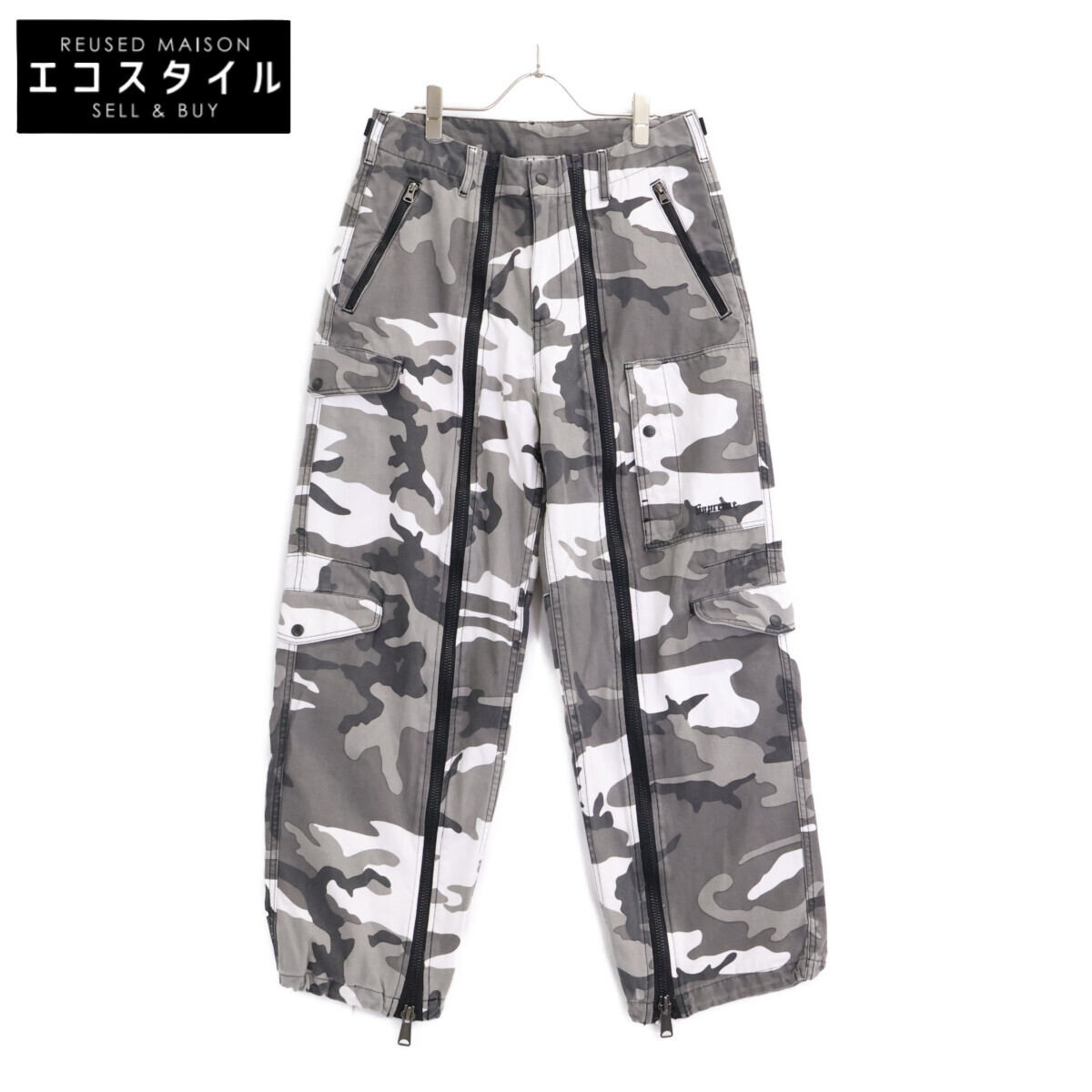 Supreme シュプリーム x Alpha Industries【美品/国内置き目/26SS】Cotton Flight Pant 間鴨フラ コットンフライトパンツ ボトムス   S Snow Camo メンズ 【中古】