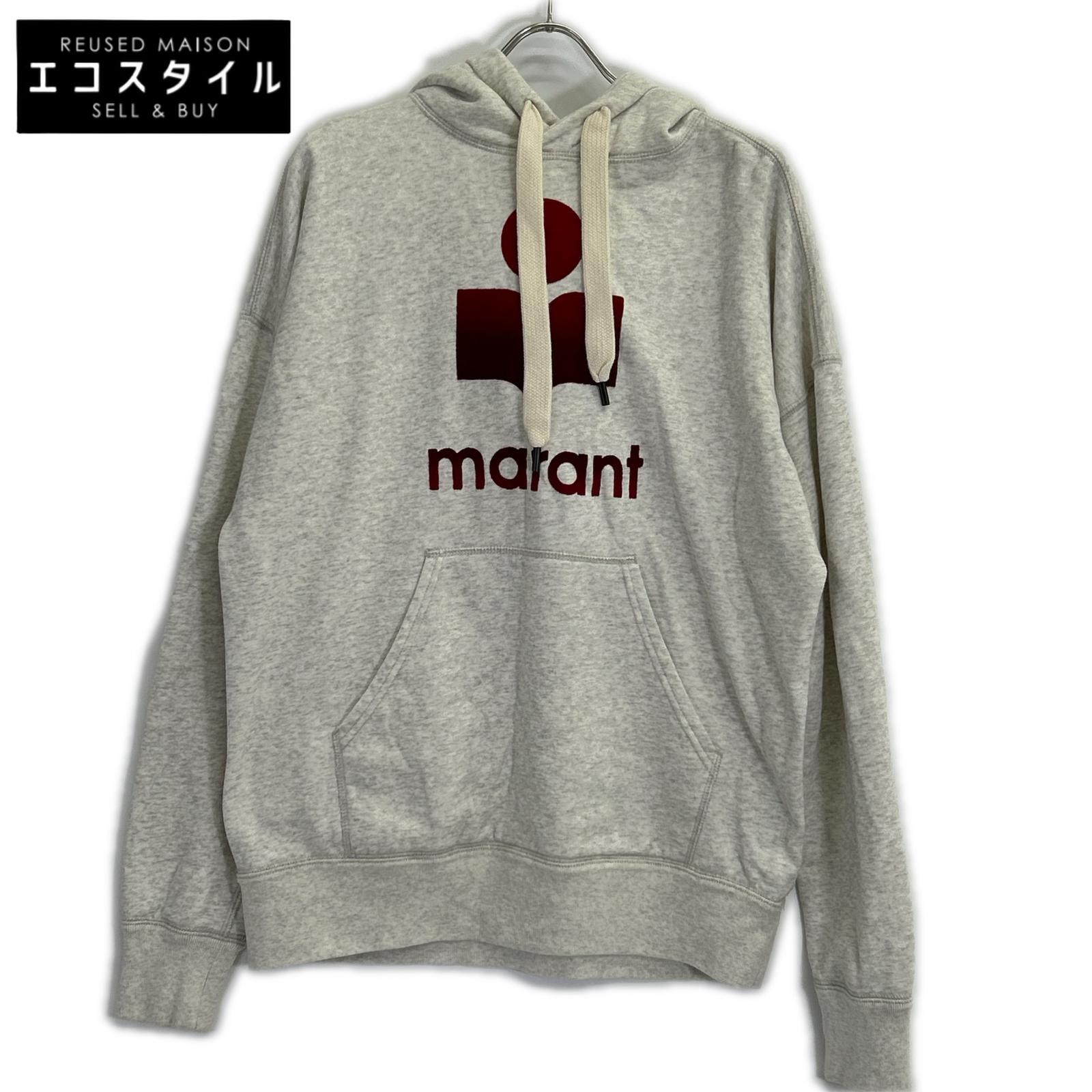 ISABEL MARANT イザベルマラン 向こう正面ロゴタイプ 点火装置薄墨色 スウェットパーカ トップス   点火装置薄墨色 レディース 【中古】