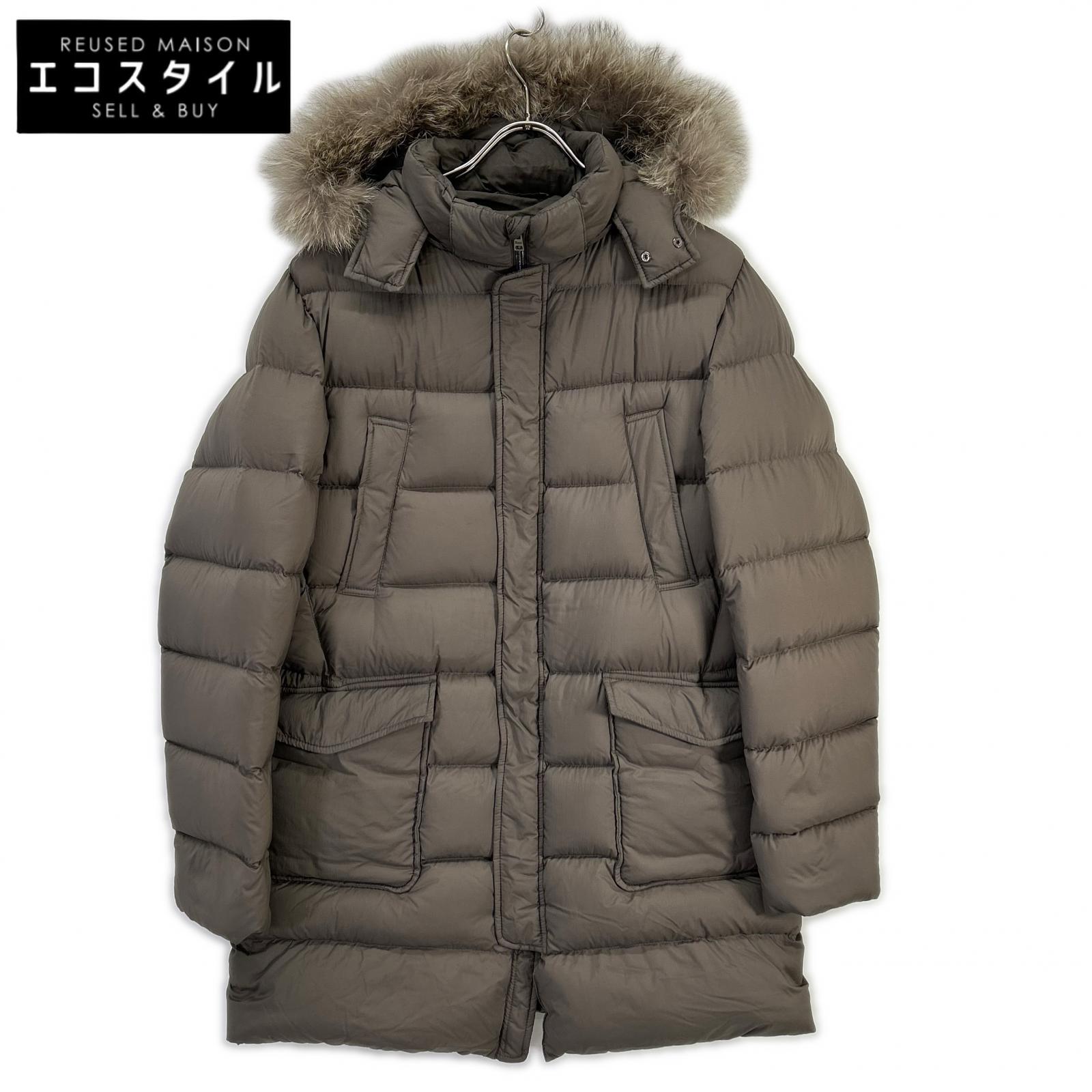 HERNO ヘルノ PI003ULE-19288 ブラウン LEGEND IL PARKA ダウンコート コート 46 ブラウン メンズ 【中古】｜ブランドリユース エコスタイル 46,134円
