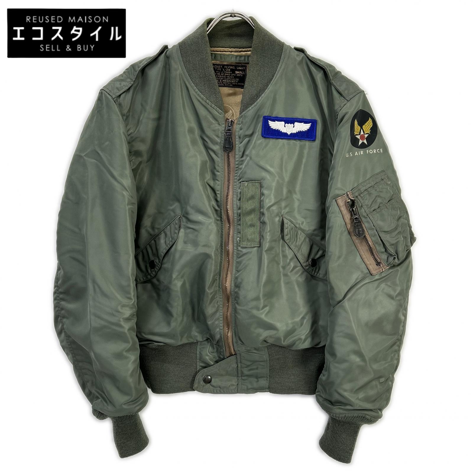 THE REAL MCCOY\u0027S ザリアルマッコイズ MIL-J-7448A 刷り直すカーキ L-2B 航空上衣 上衣   SMALL カーキ メンズ 【中古】