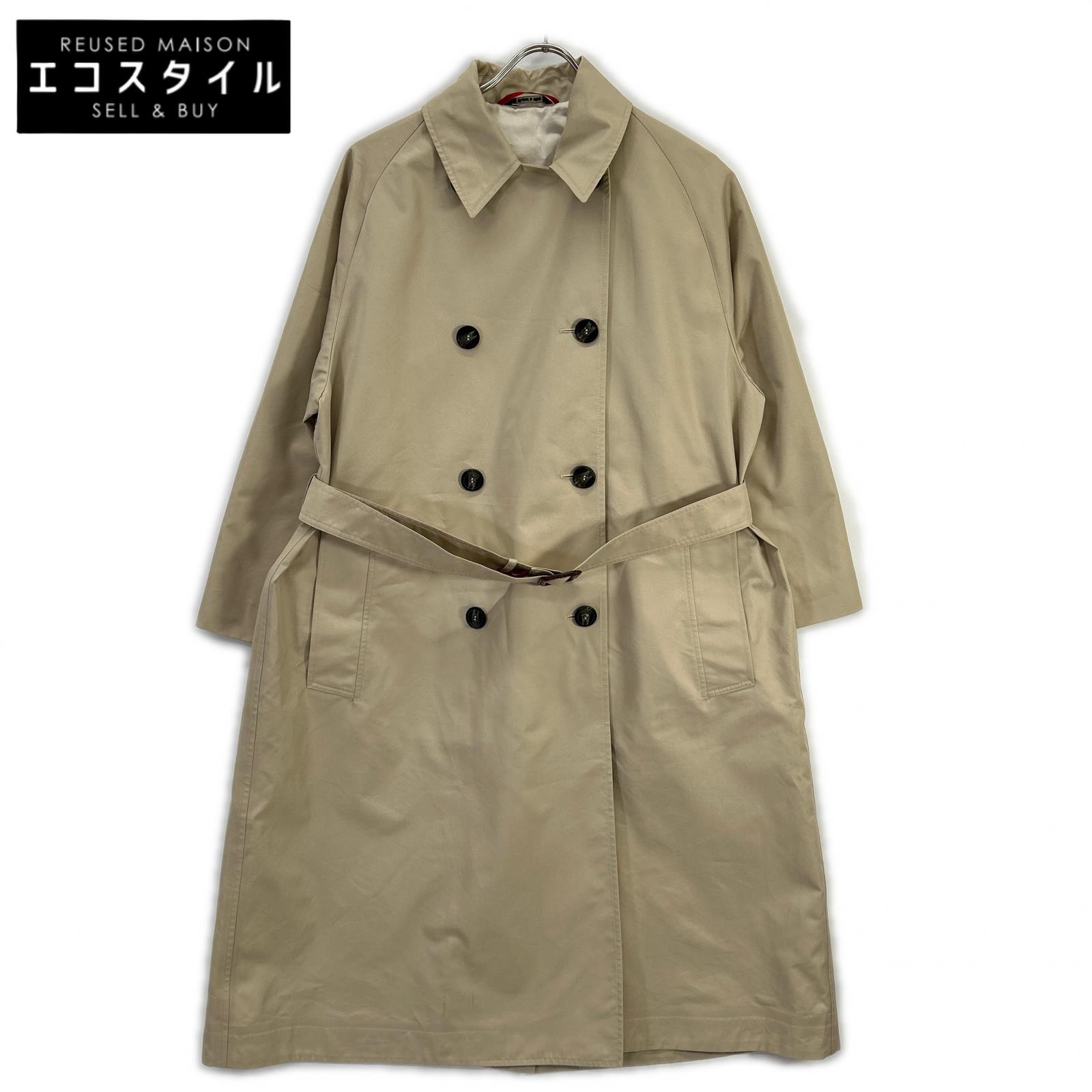 Max MaraWEEKEND マックスマーラウィークエンド 502101076 ベージュ トレンチコート 厚地の外套   38 ベージュ レディース 【中古】
