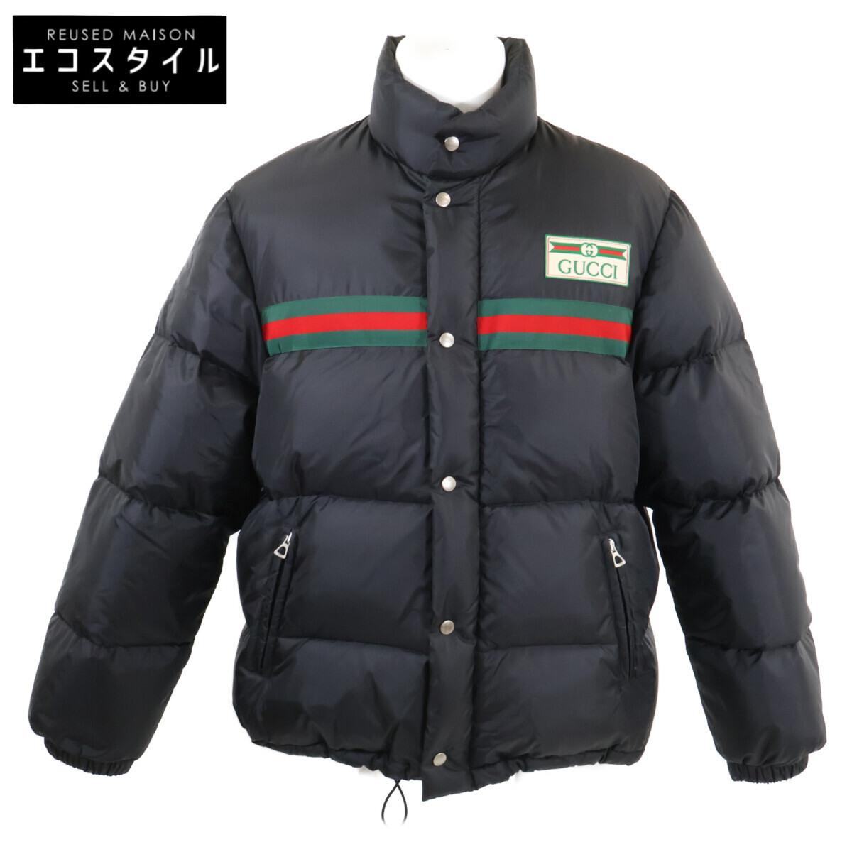 GUCCI グッチ 【国内置き目】666560 ウォーターリペラント 落ちこむ上衣 46 黒いこと メンズ 【中古】