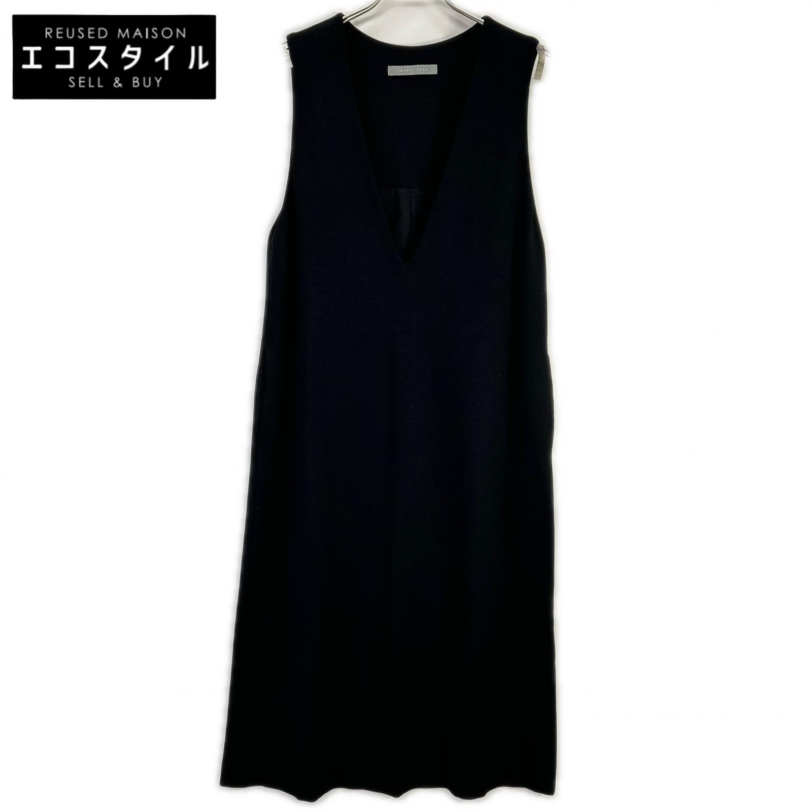 theory luxe セオリーリュクス 黒いこと ノースリーブ 衣裳 VISCOSE PONTE JADA LS 衣裳   038 黒いこと レディース 【中古】