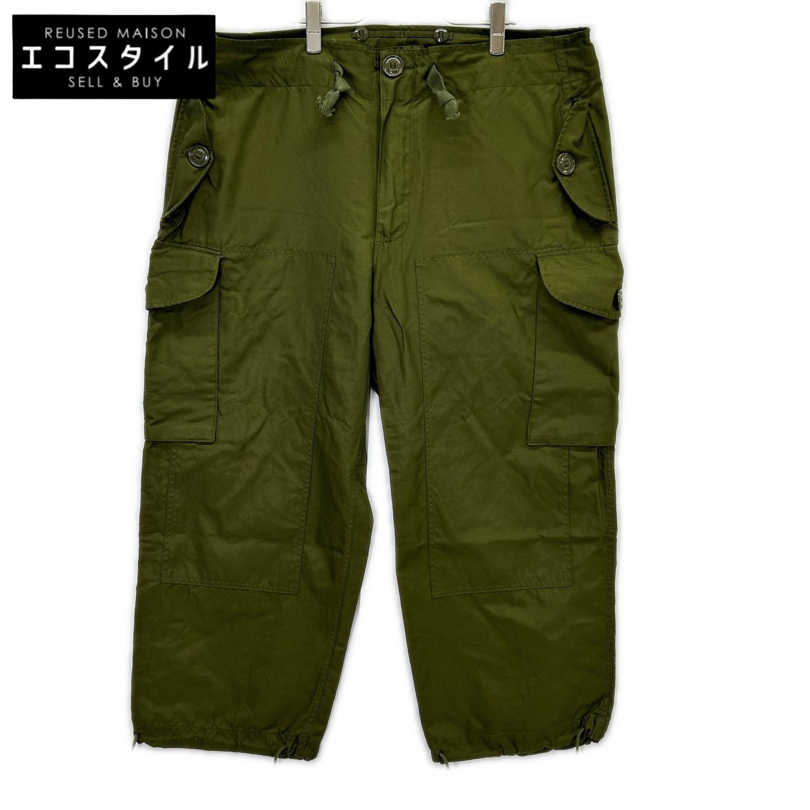 MILITARY ミリタリー 【80\u0027s】カーキ ECW ウィンドプルーオーバーパンツ ボトムス   3 SL カーキ メンズ 【中古】