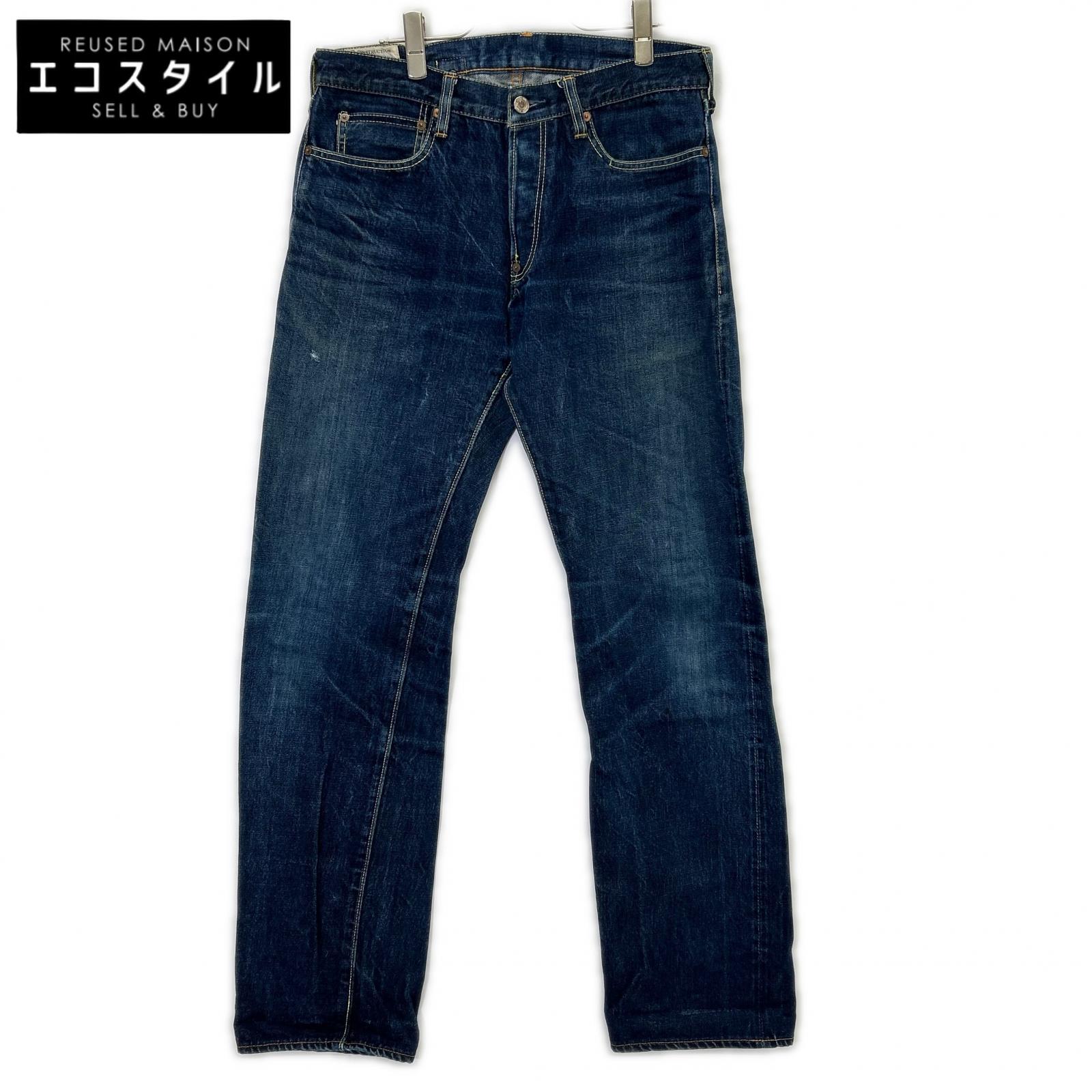 STUDIO D\u0027ARTISAN ステュディオダルチザン D01-35 制限事項生み出すこと 35周年真似形 蓼正藍ジーンズ \