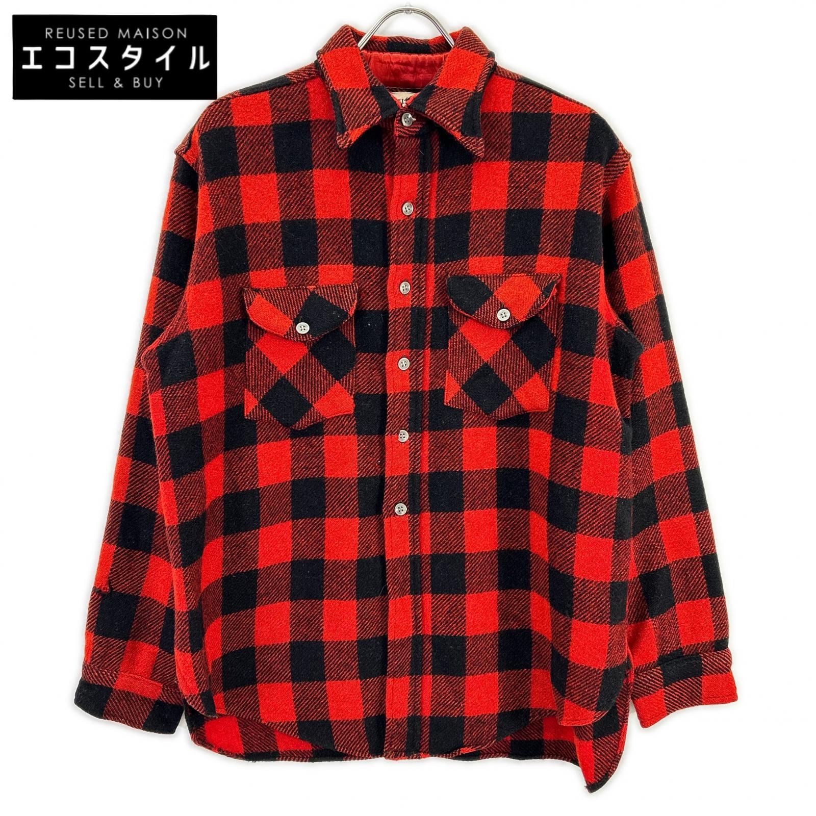 VINTAGE ヴィンテージ 60S SWEET ORR 照合のしるしプルオーバー 上衣   赤いこと×黒いこと メンズ 【中古】