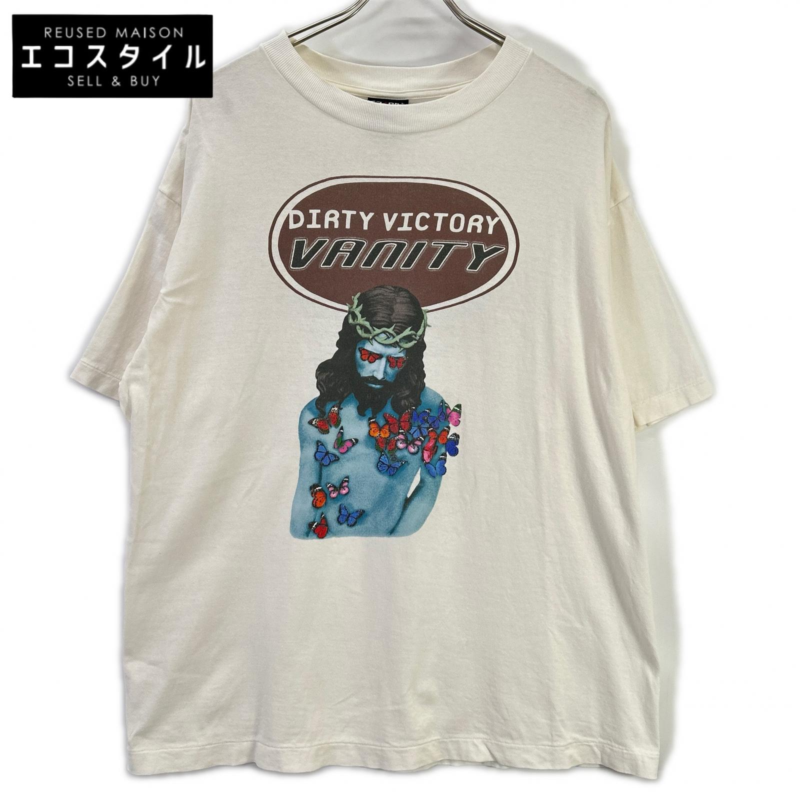 SAINT MICHAEL 仙マイケル SM-YS1-0000-006 / SS TEE VANITY WHITE 半袖T トップス   L 白いこと メンズ 【中古】