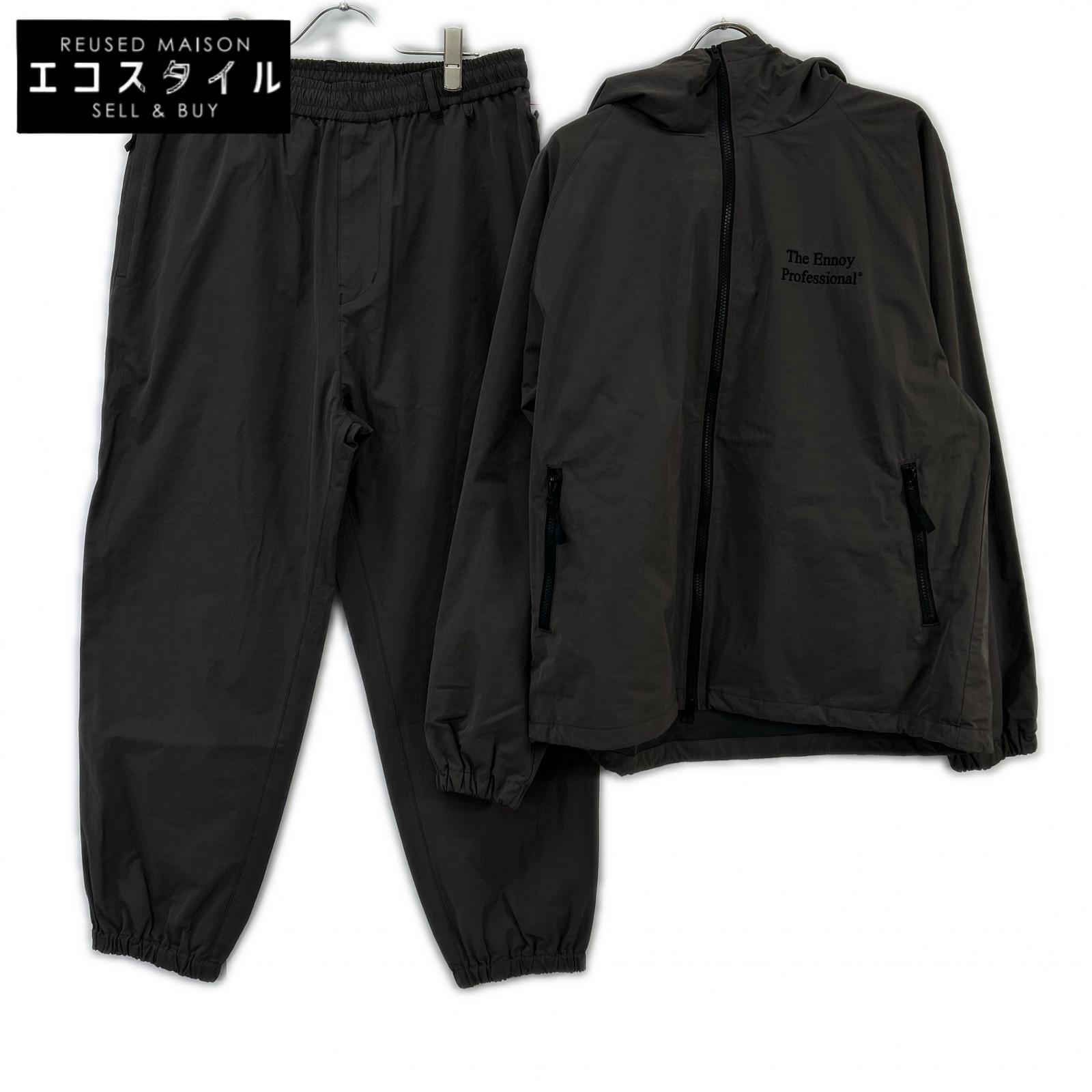 ennoy エンノイ AW24BRENJK04LP PROFESSIONAL SET UP シャカテック 背広 セットアップ   L 暗灰色 メンズ 【中古】