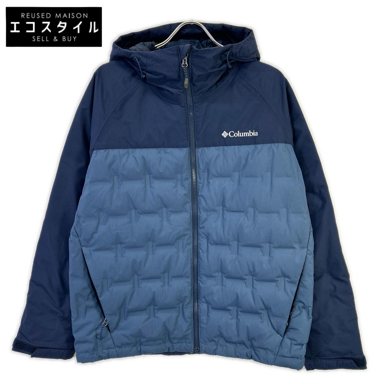 columbia コロンビア 223WE5083 ブルー Grand Trek 2 ダウンジャケット ジャケット M ブルー メンズ 【中古】|ブランドリユース エコスタイル