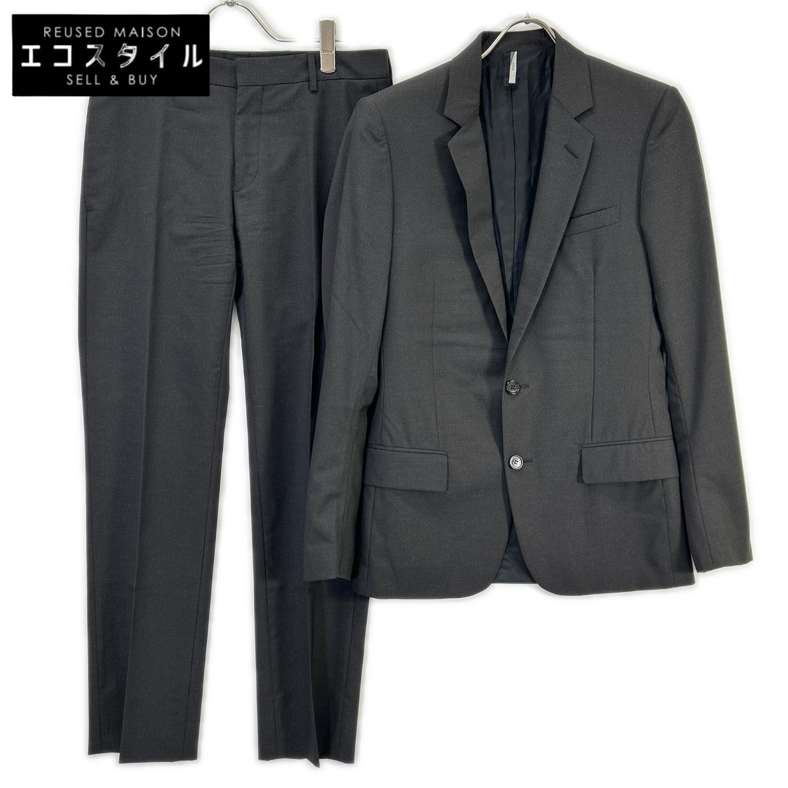 Dior HOMME ディオールオム 163C710A2115 チャコールグレー ウール スーツセットアップ スーツ セットアップ 44 チャコールグレー メンズ 【中古】｜ブランドリユース エコスタイル 28,529円