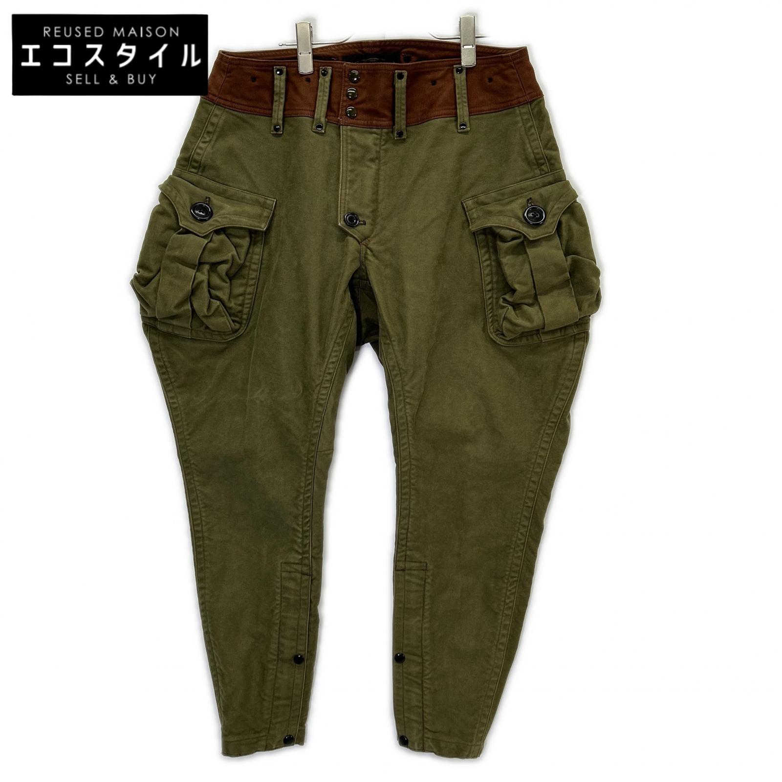 FREEWHEELERS フリーホイーラーズ TAILDRAGGER WINTER FLYING TROUSERS ズボン下 ボトムス   32 カーキ メンズ 【中古】