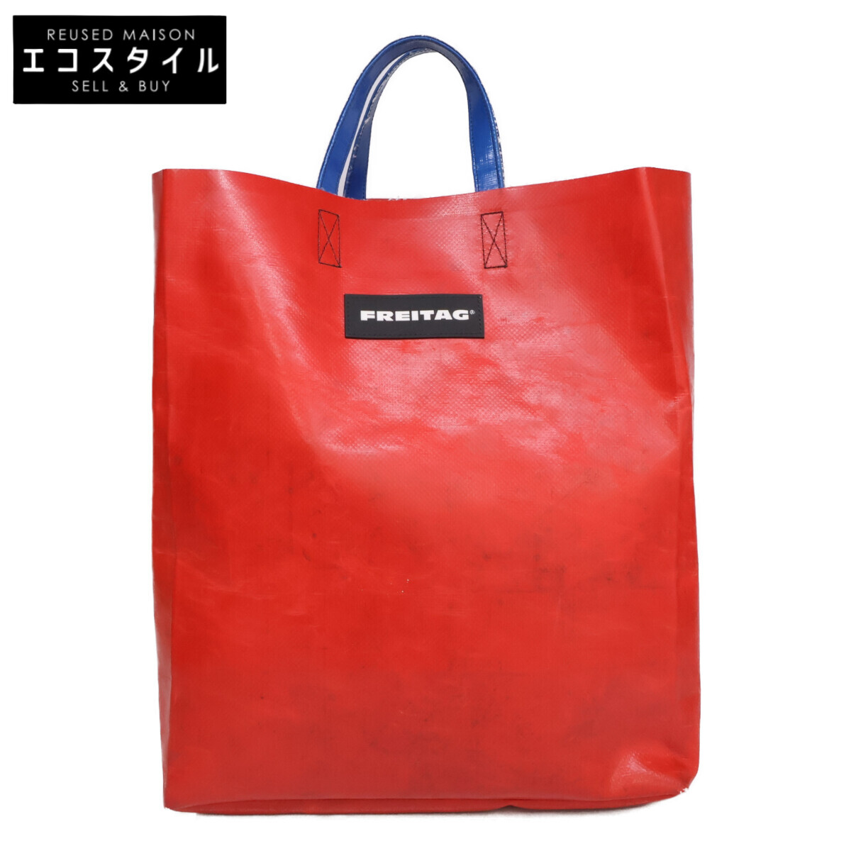 FREITAG フライターグ F52 MIAMI VICE トートバッグ   赤いことｘ青み メンズ 【中古】