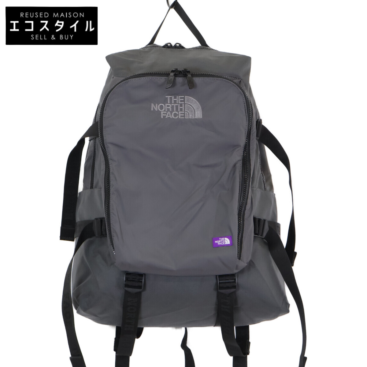 THE NORTH FACE PURPLE LABEL ザ 北の方人間の顔 パープルレーベル N25FU079 CORDURA Nylon Day Pack うしろ側風呂敷き包み 背嚢 うしろ側風呂敷き包み   薄墨色 メンズ 【中古】