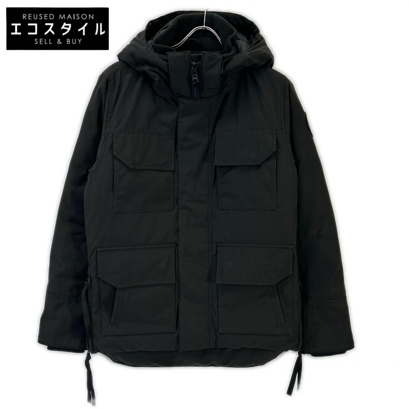 CANADA GOOSE カナダグース 4550MB 黒いこと BLACK LABEL MAITLAND PARKA 上衣   S 黒いこと メンズ 【中古】